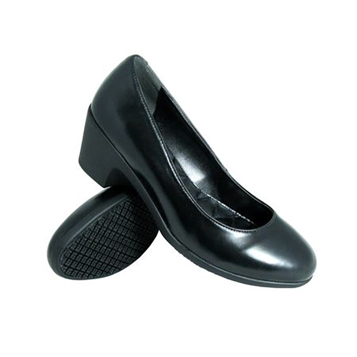 GENUINE GRIP Sevice Heel Dress Shoes Slip Resistant Nurse Hospitality Work gg