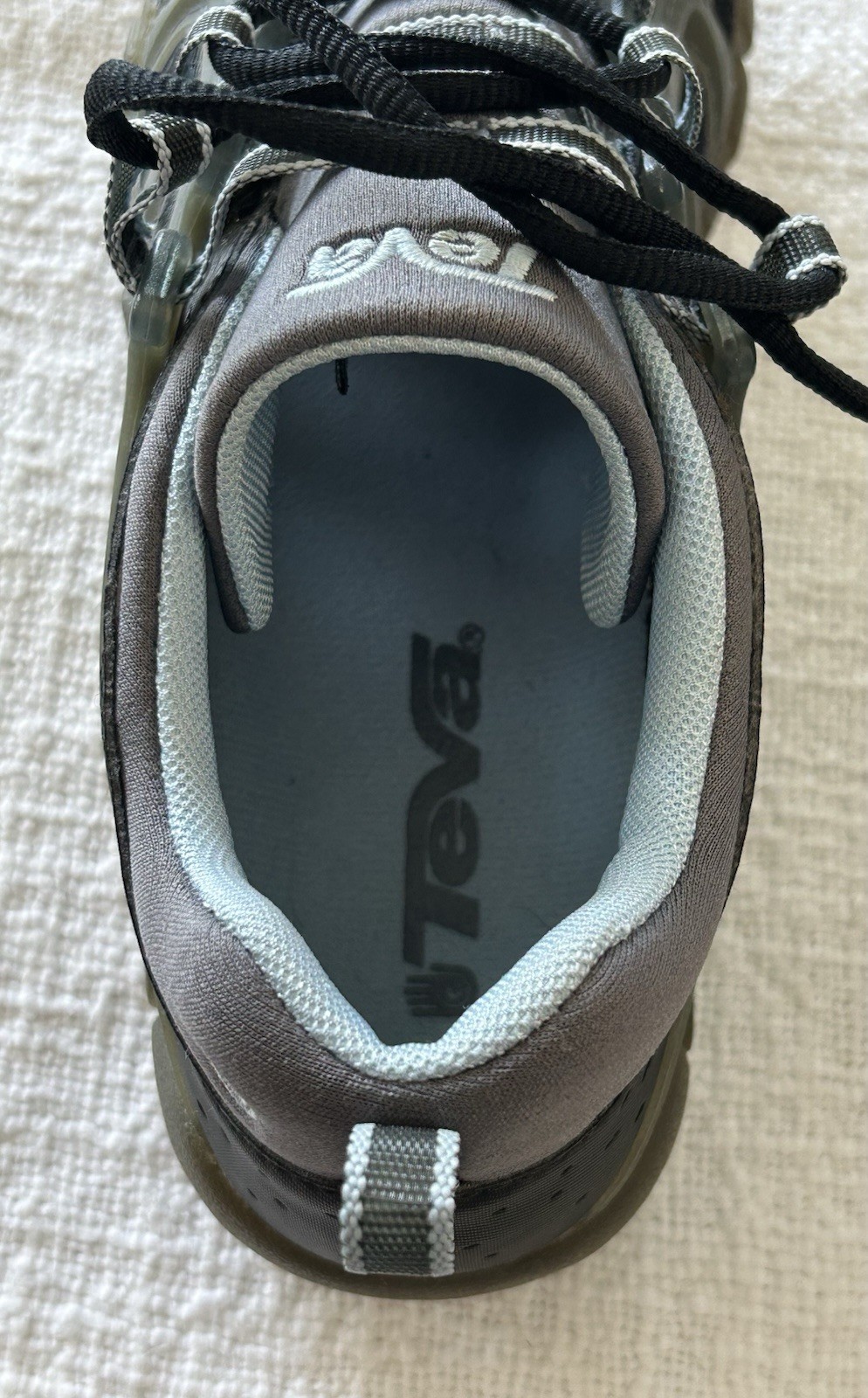 TEVA Size 8 Womens Gamma Hydro Sport Water Hiking Shoes Gray Blue EUC