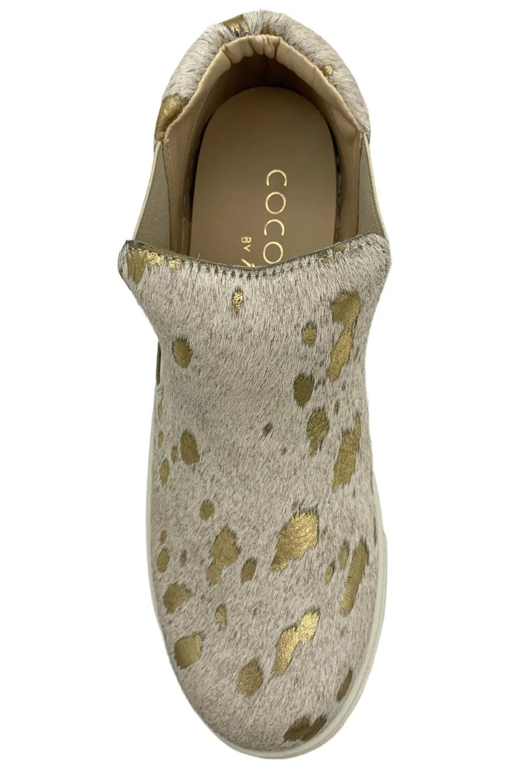 Coconuts By Matisse Harlan Slip-on Sneaker Gold Spot Cowhair