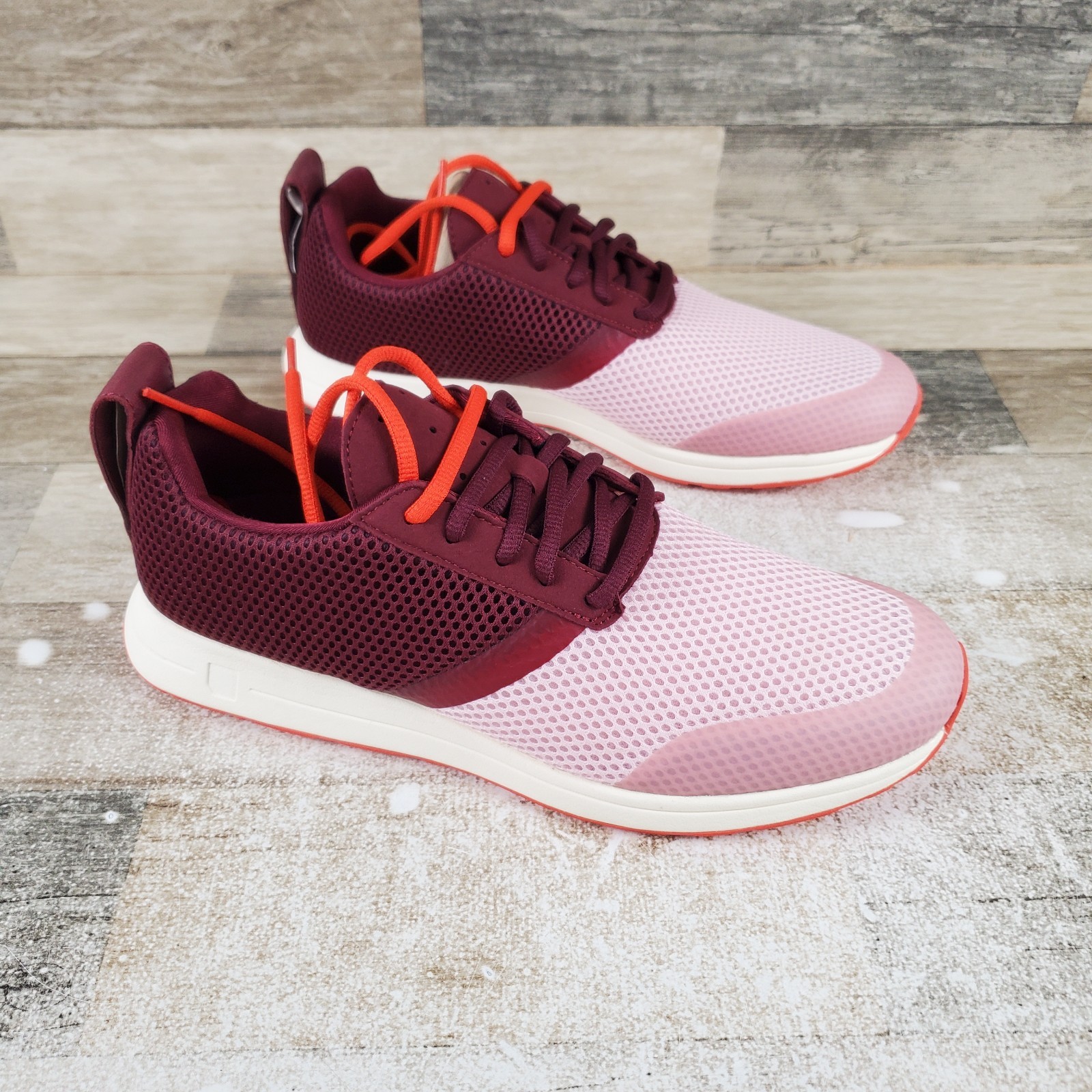 York Athletics The Henry Womens Shoes Sz 10 Magenta Pink Mesh Lace Up Sneakers