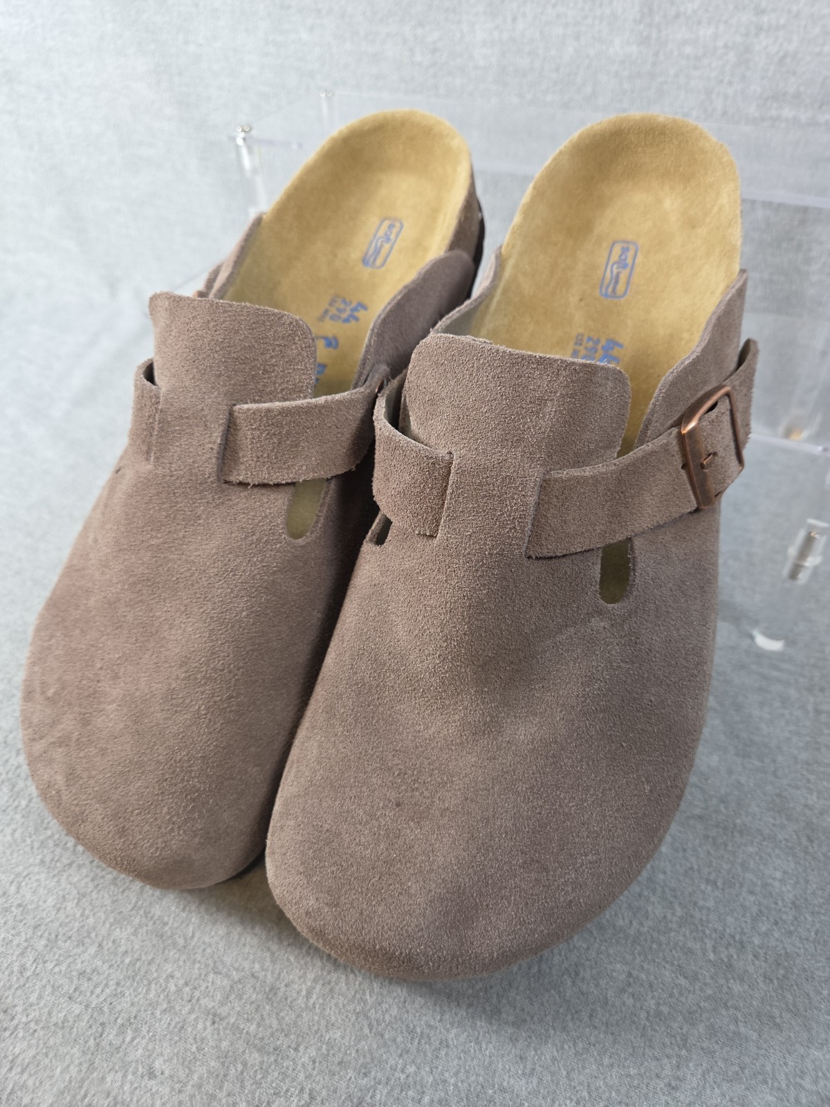 Birkenstock 44 Boston Soft Footbed Suede Clog Slip On Mens 11 Womens 13 NEW