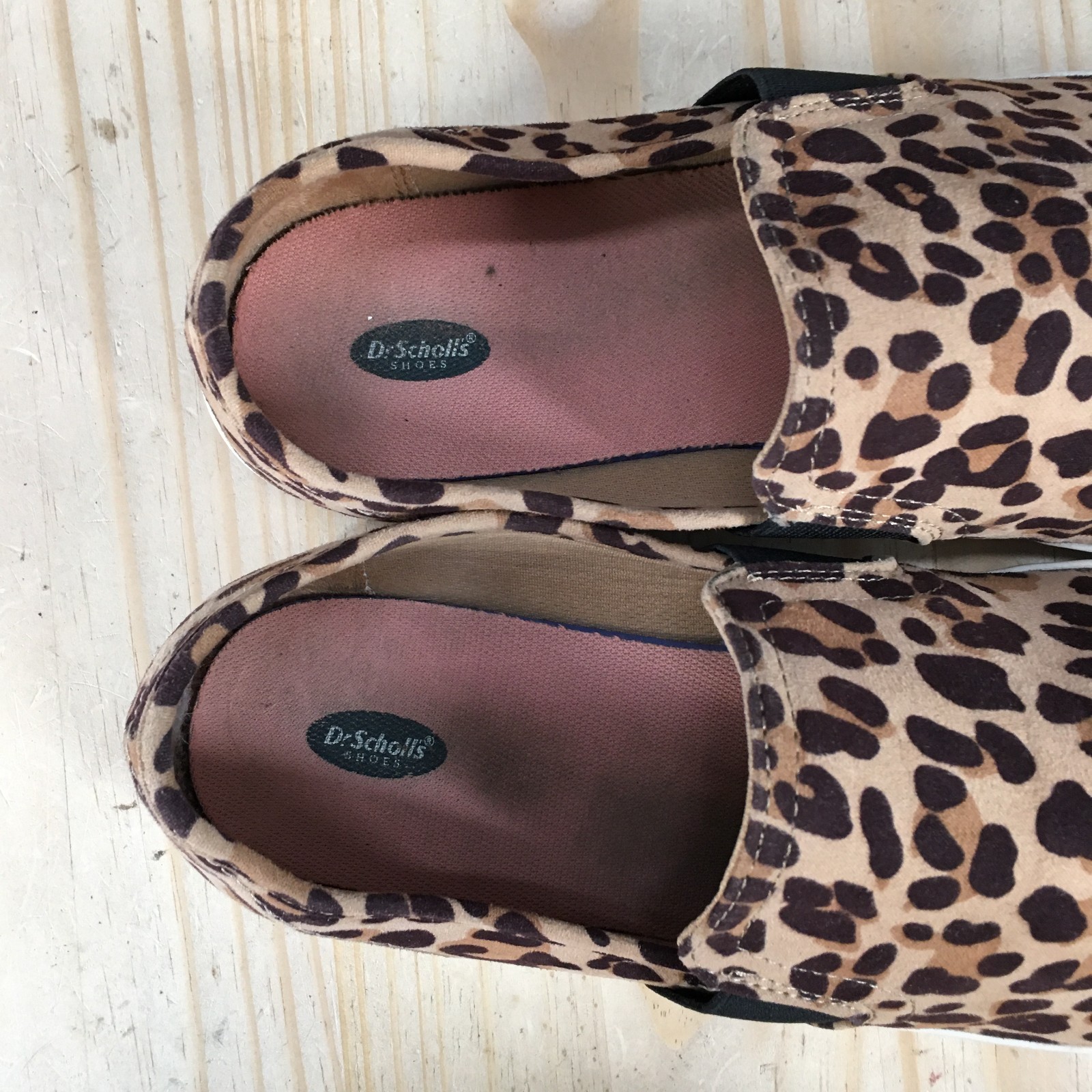 Dr. Scholl’s Shoes Womens 9 M Luna Slip-On Sneaker Leopard Print Brown Low Top
