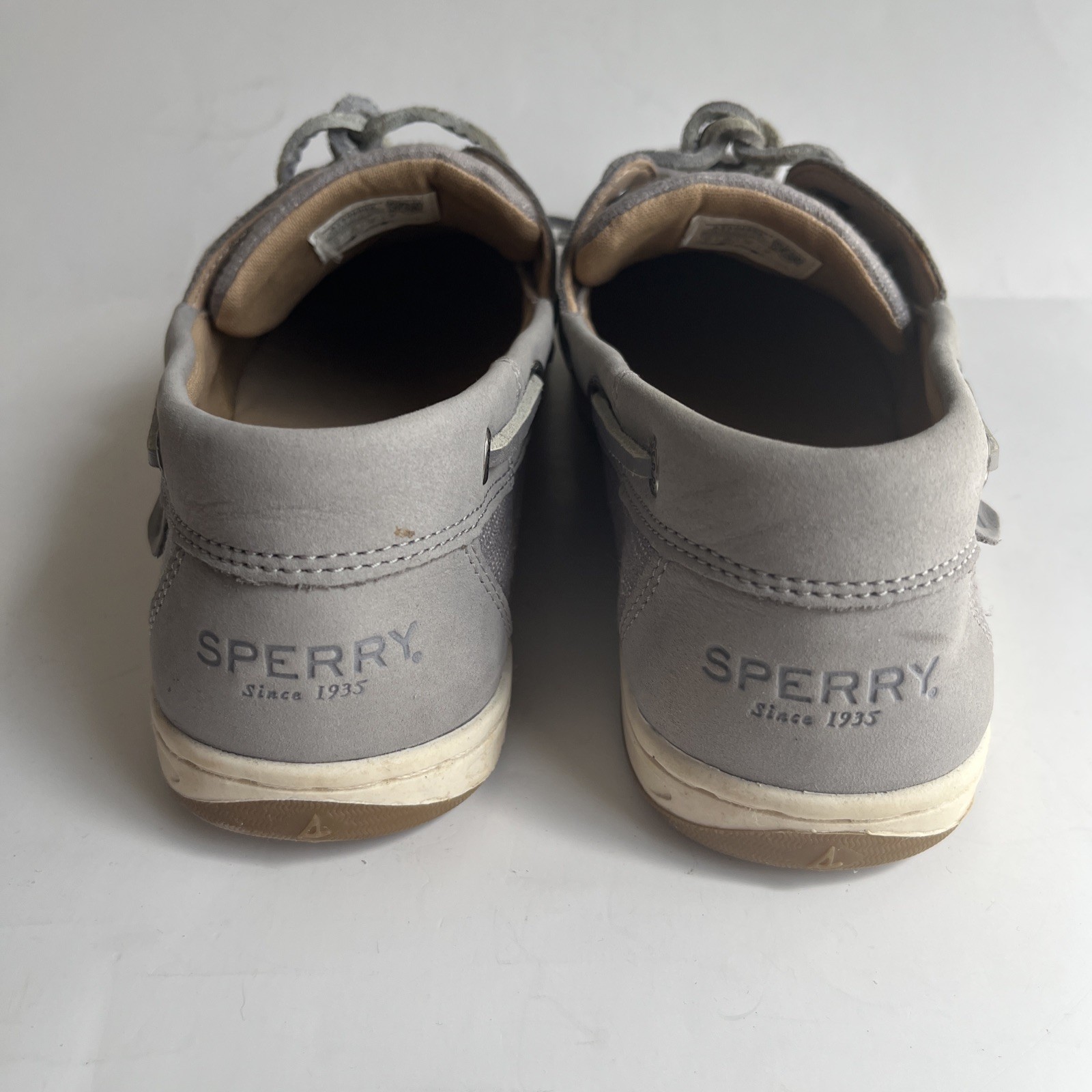 Sperry Koifish Grey Boat Shoes Women’s Sz US 9 EU 40 Good Condition