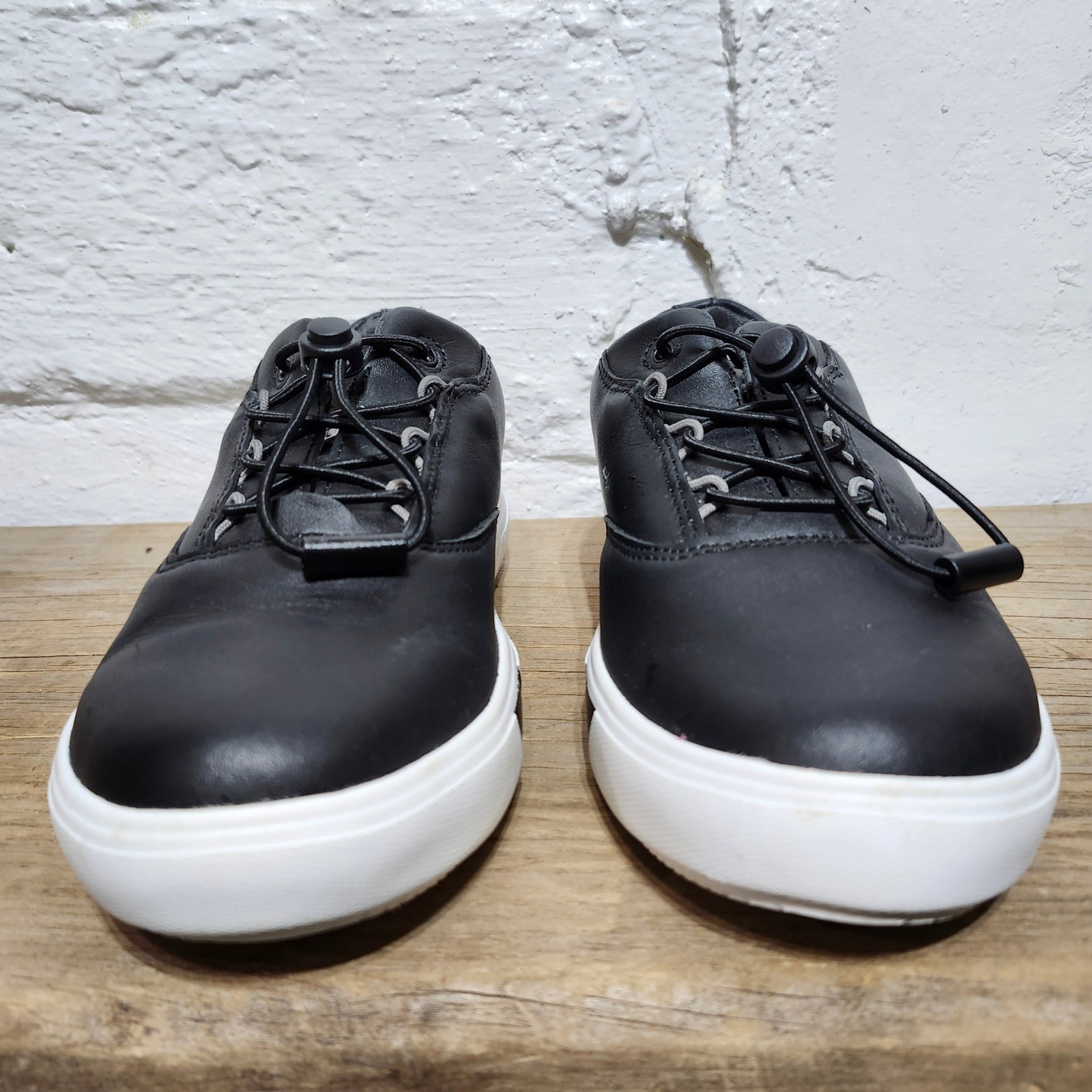 Anodyne No. 93 Black Leather Comfort Walking Shoes Womens 7M Orthopedic Sneaker