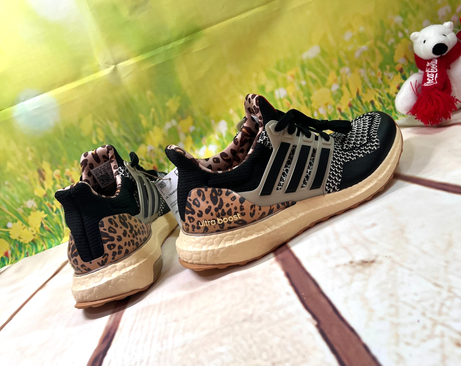 Adidas UltraBost 1.0 Women’s Black Beige Sneakers JR5844 US5.5 Was$180