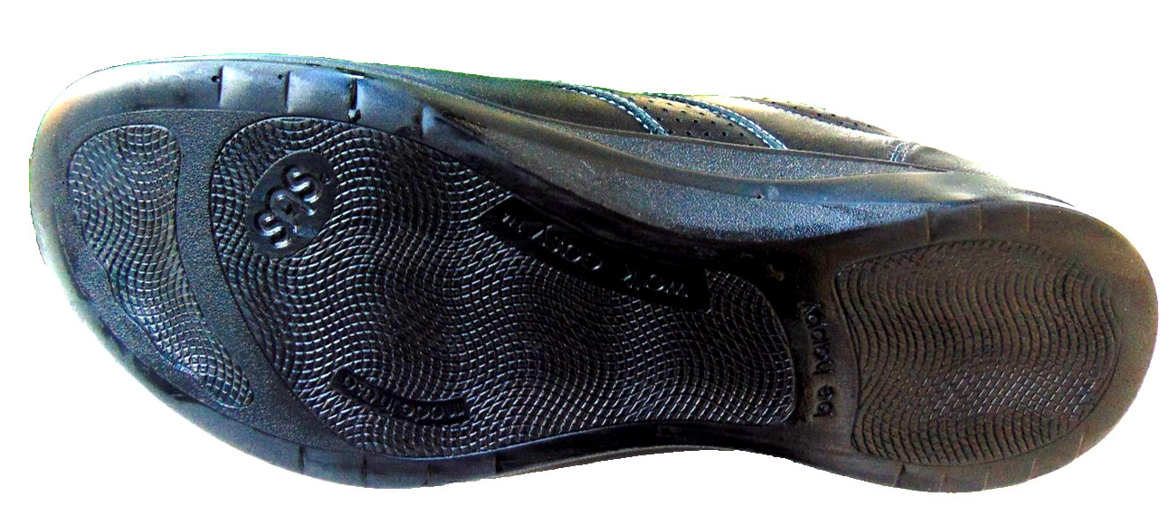SAS WOMENS BLACK LEATHER COMFORT ORTHOPEDIC SHOES TRIPAD COMFORT OXFORD SNEAKER