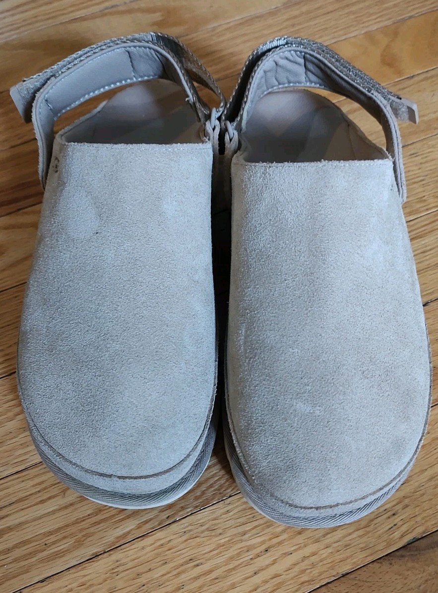 Ugg Goldenstar Suede Clogs With Adjustable Strap: Women’s Size 8.5