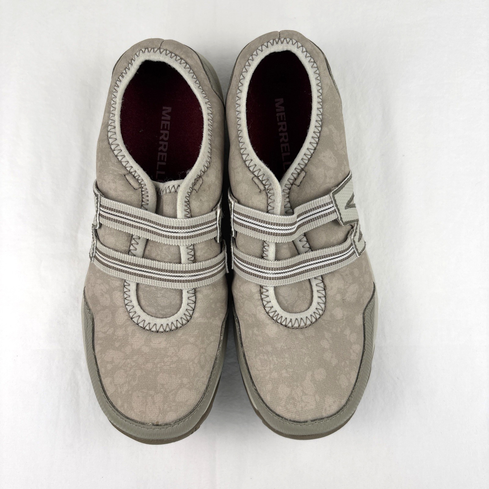 Merrell Kamori Eden Sporty Comfort Walking Sneakers Taupe Beige Low Top Size 6