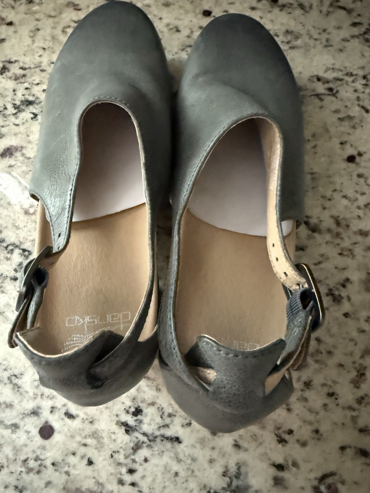 NEW Dansko Sassy clogs Slate milled burnished leather 42 / 12 $160