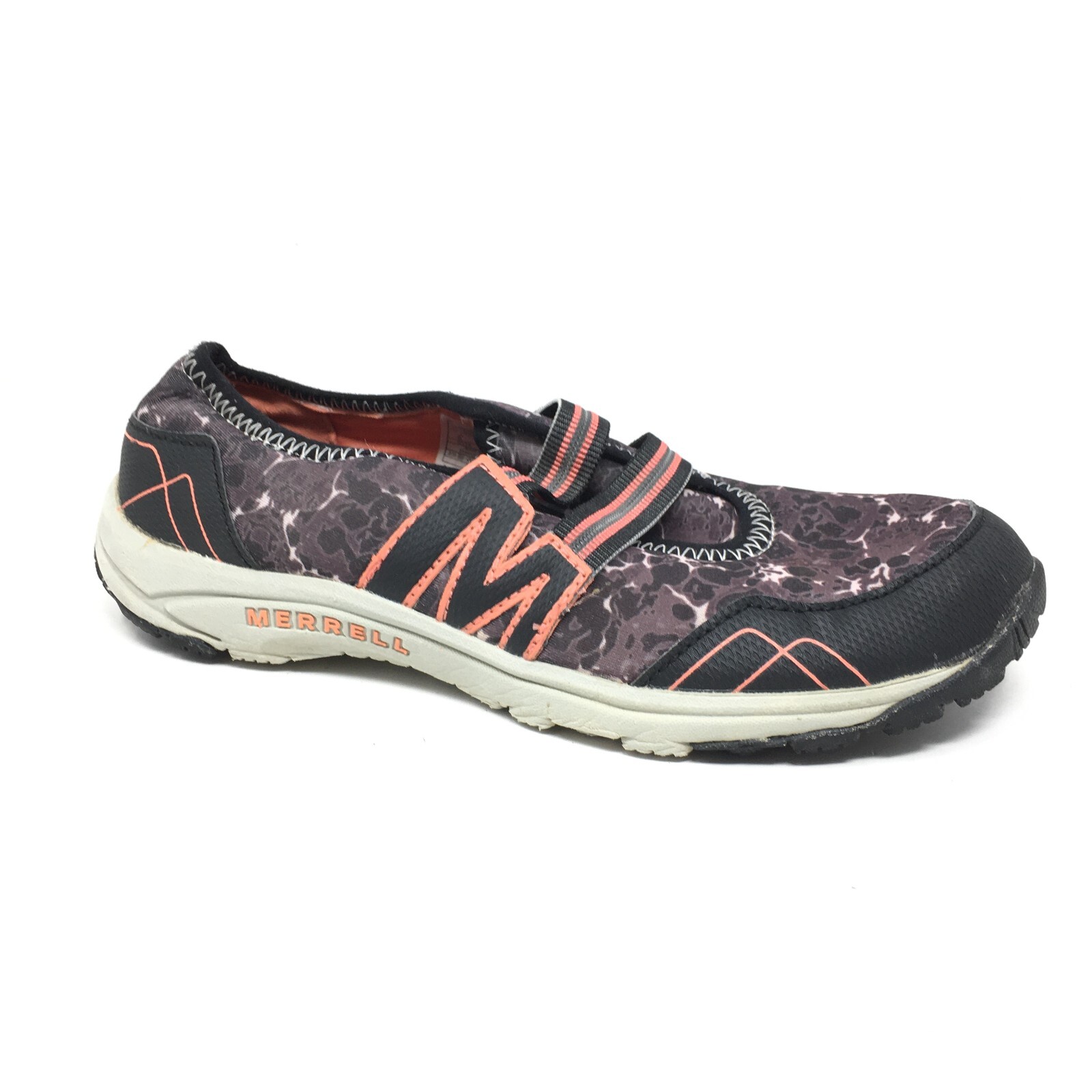 Merrell Kamori Eden Loafers Shoes Womens Size 6 US 36 EU Black Gray Orange