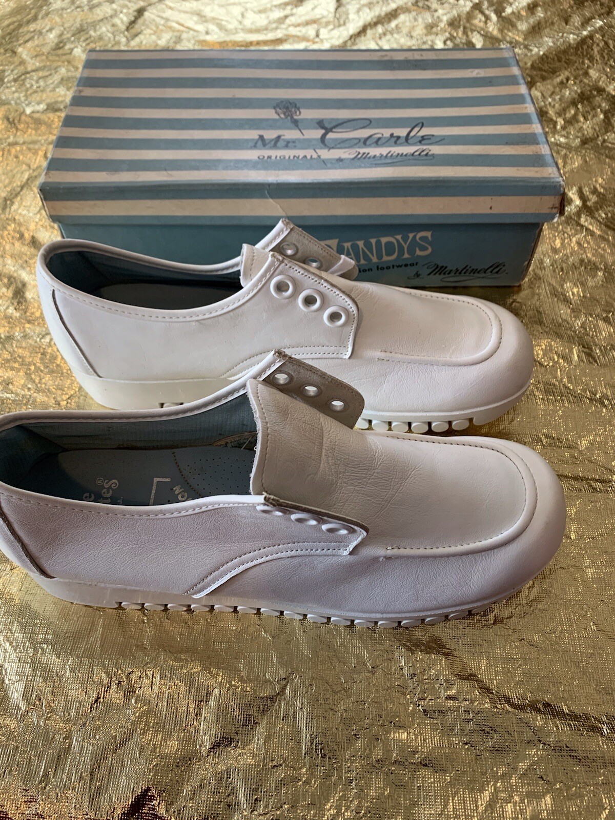 Nurse Mates Kook-Aire Cushion Shoes White Vintage Shoes Size 9 S New NWB (2)