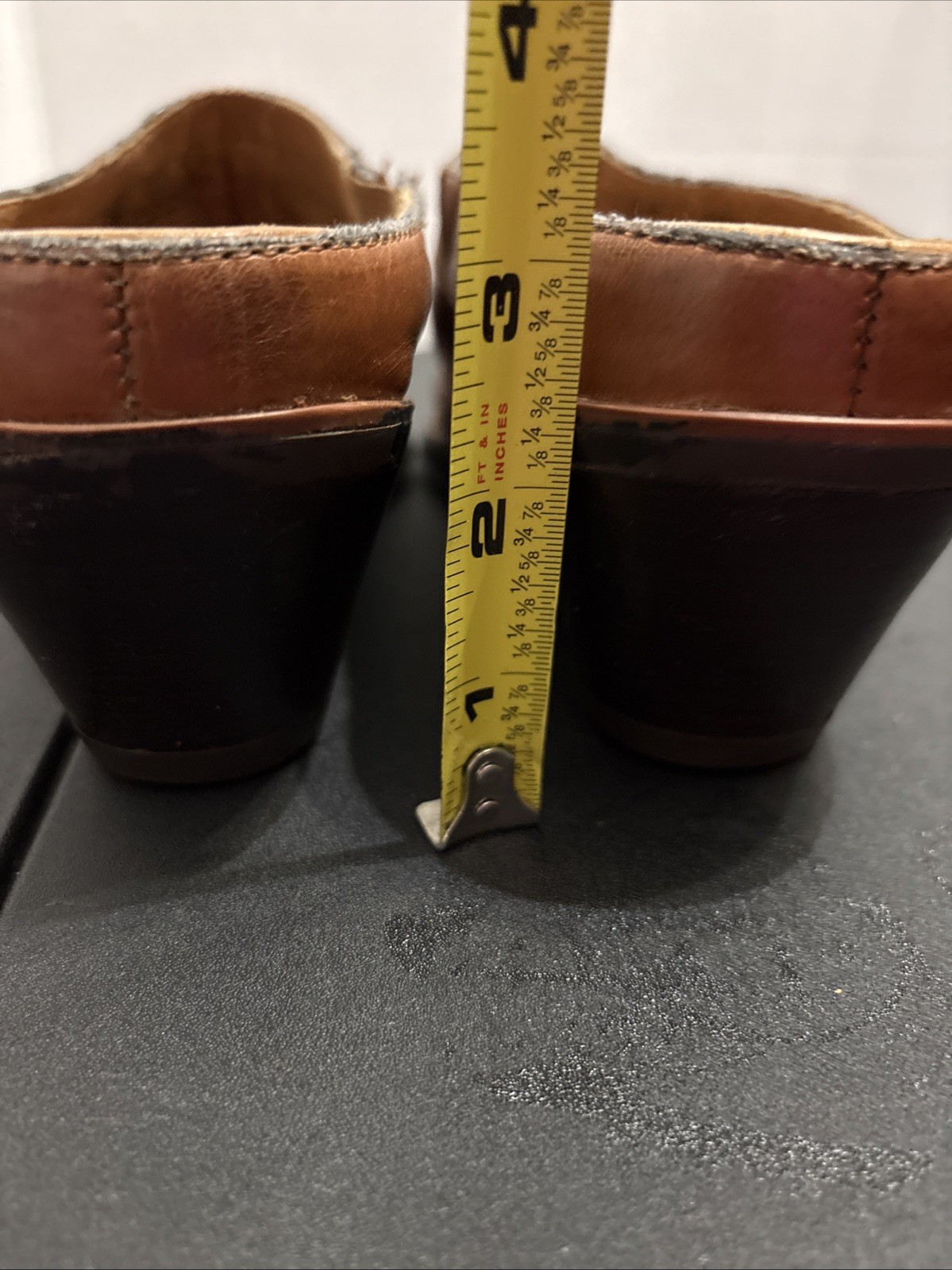 ARIAT Dessert Stars Moc Cognac Leather Cowboy Western Clogs Mules #13397 Sz 8B