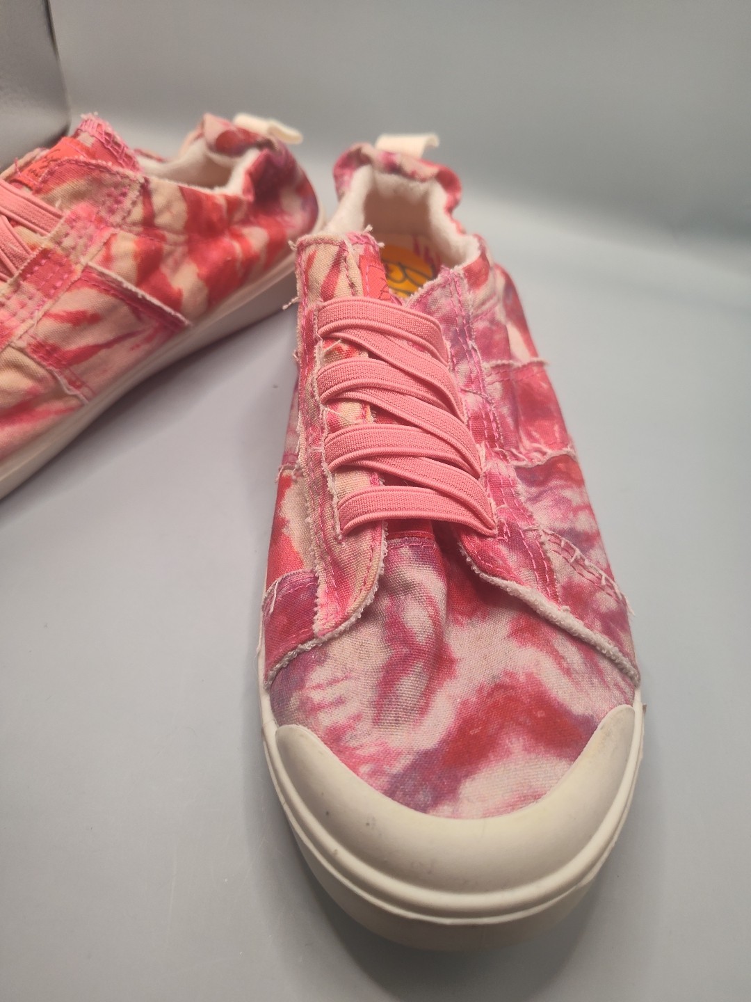 Blowfish Malibu Super foam Pink Rainwater Tie Dye Sneaker Slip On Shoes Size 8.5
