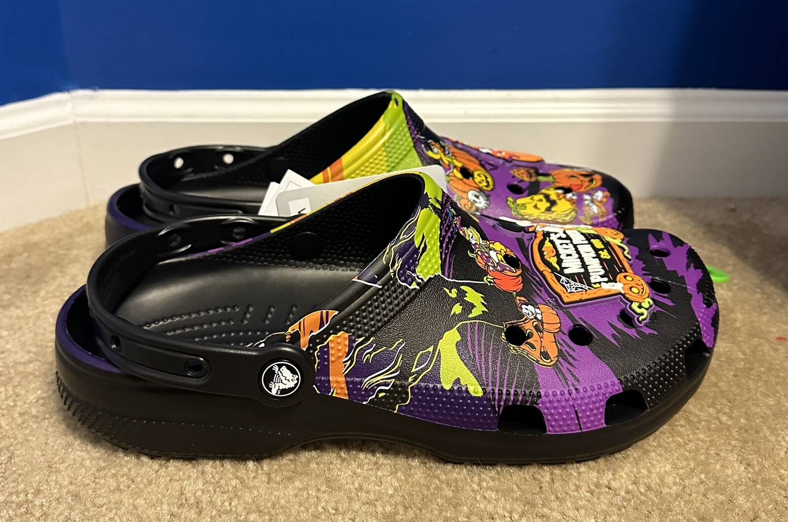 Disney Parks Halloween 2024 Mickey’s Pumpkin Patch Clogs Crocs Size M9 W11