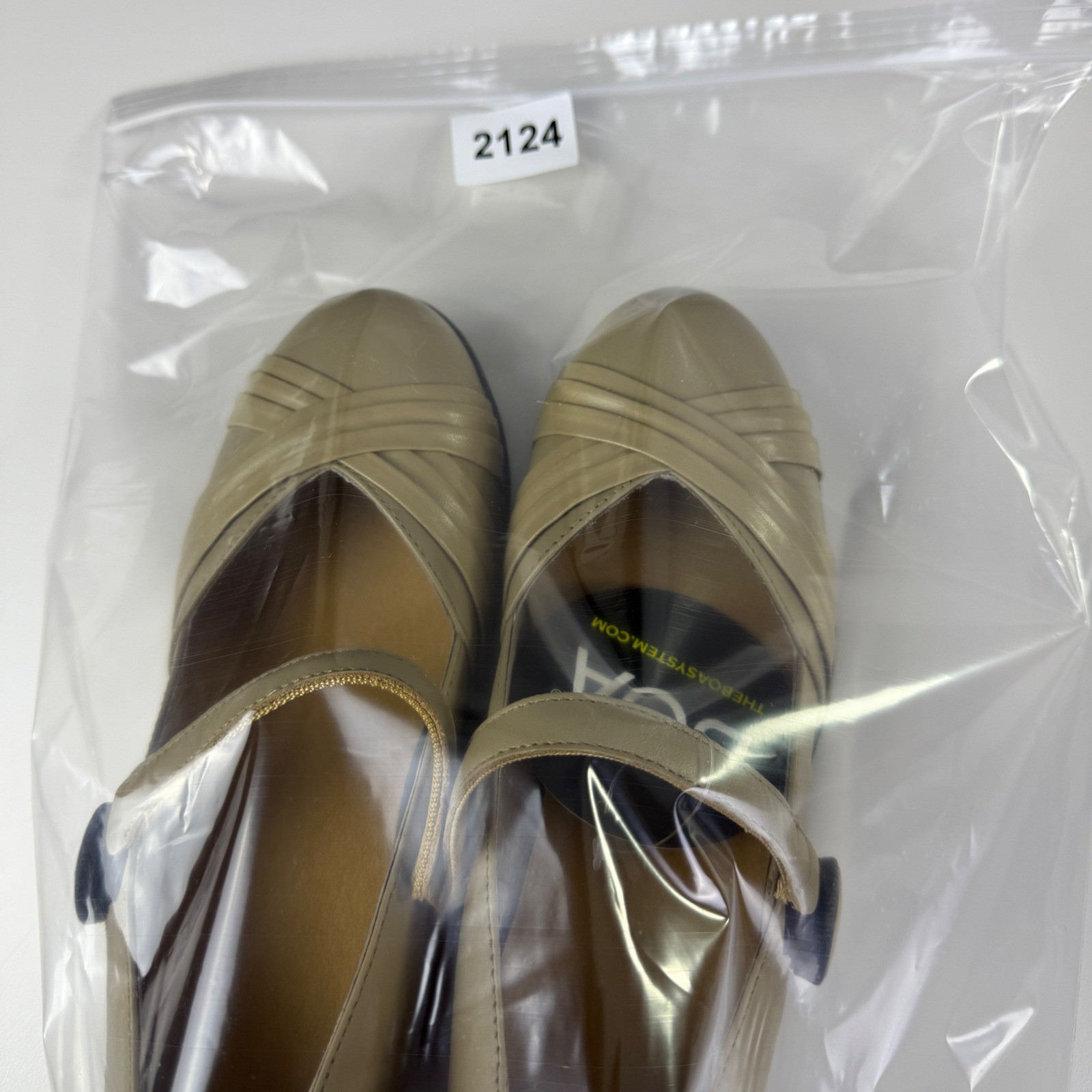Dr. Comfort Cindee Leather Mary Jane Shoes BOA Adjustable Beige Comfort 7.5M