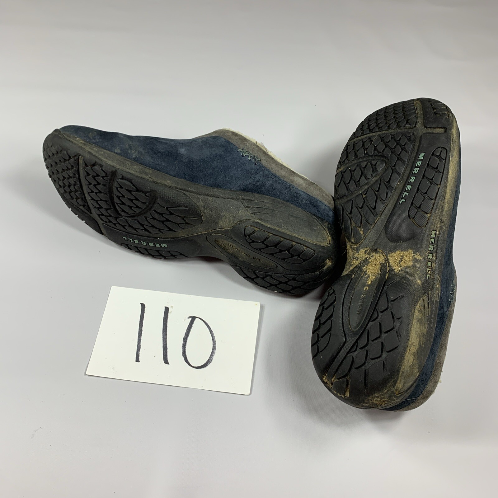 Merrell Encore Ice India Ink Shearling Mule Clog Shoes Womens Size 6 Blue J66606