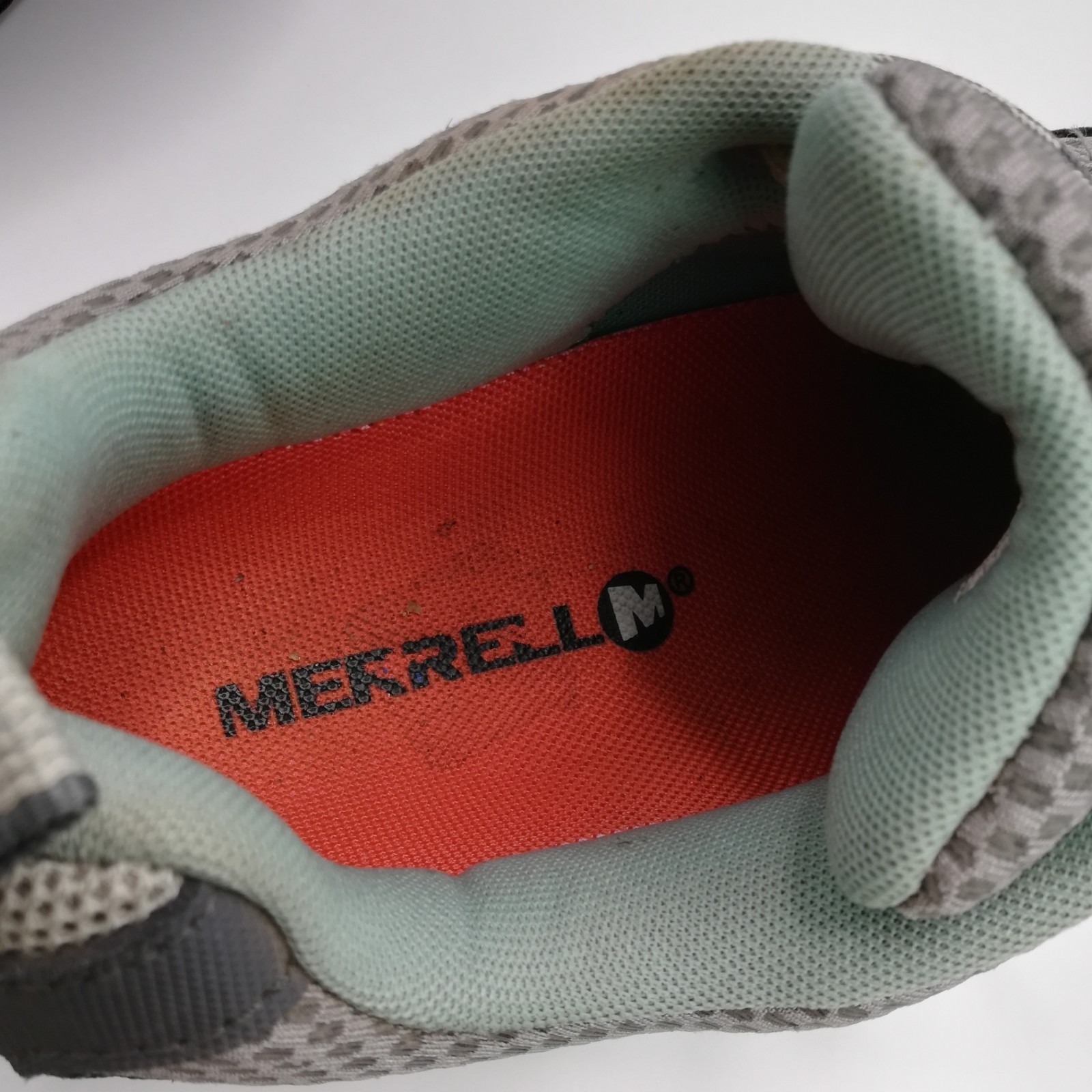 Merrell Shoes Womens Sneaker Wild Dove Eggshell Blue Hiking Walking 8.5