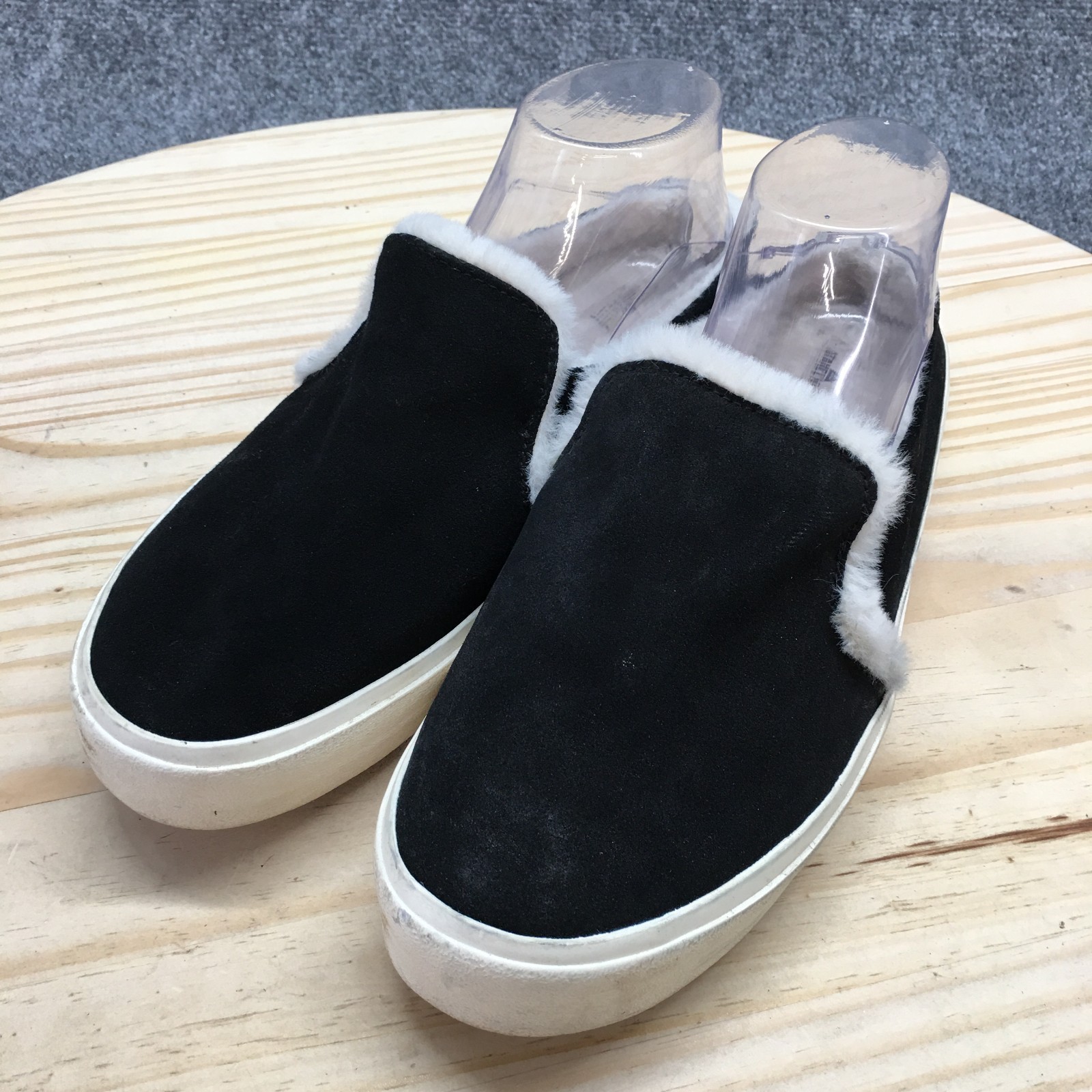 Staheekum Shoes Womens 9 Cozy Camp Mule Sneakers Black Slip On Comfort Flats