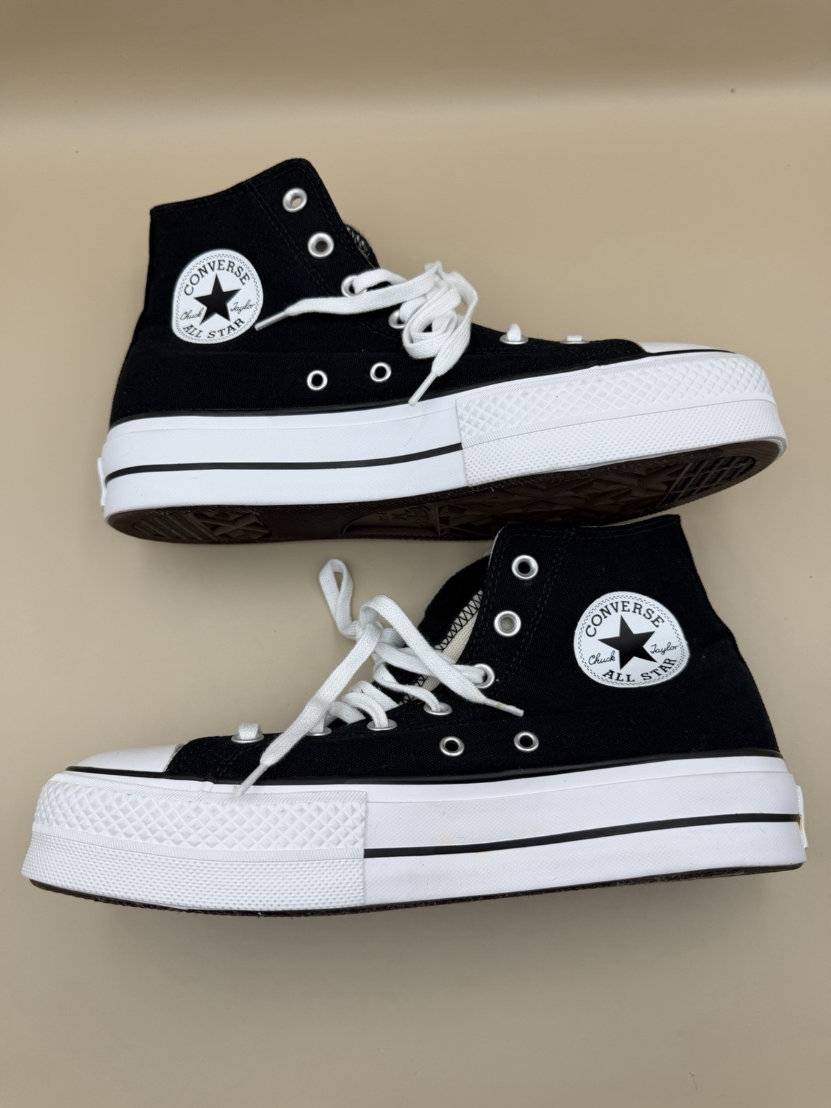 Converse Chuck Taylor All Star Lift Platform High Top Women’s 9 Black 560845F