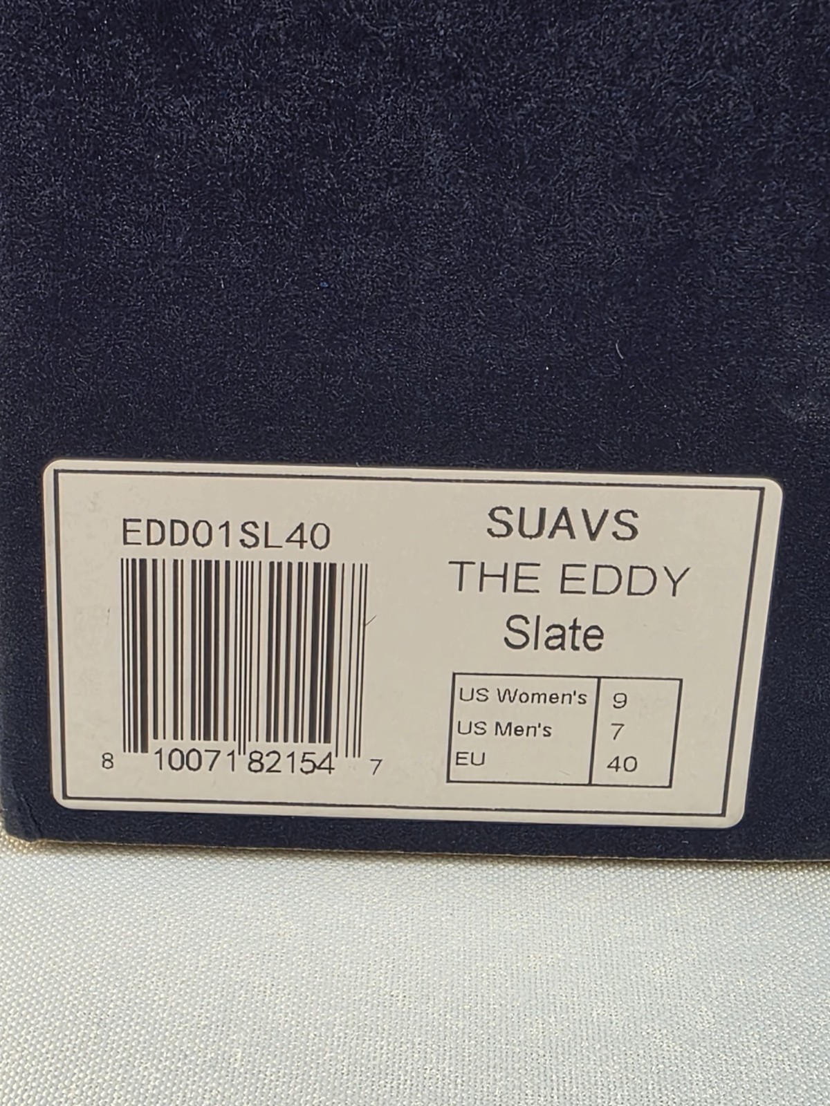 SUAVS Women’s Size 9 Slip On Shoes The Eddy Slate Gray New In Box Comfort Shoes