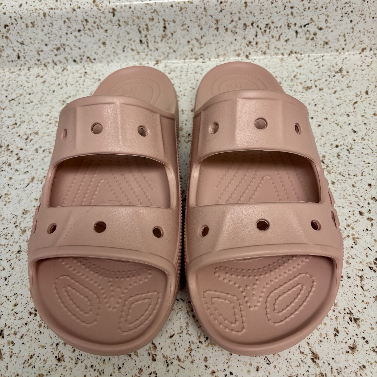 Crocs Iconic Comfort Baya Slide Sandals Pink Unisex Women Size 11 Men Size 9