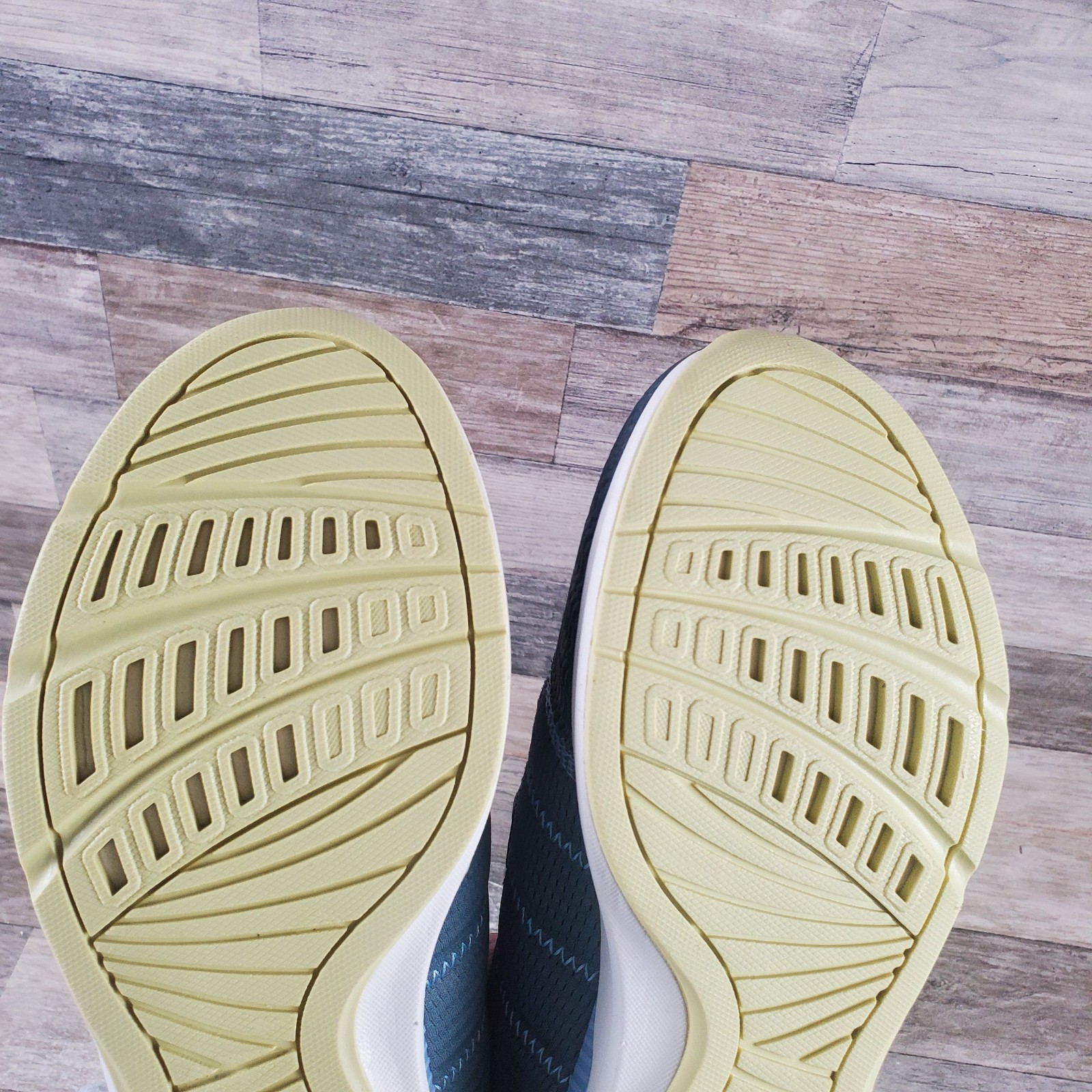 Kuru Stride Move Womens Shoes Sz 10.5 M Blue Haze-Lime Sorbet Lace Up Sneakers