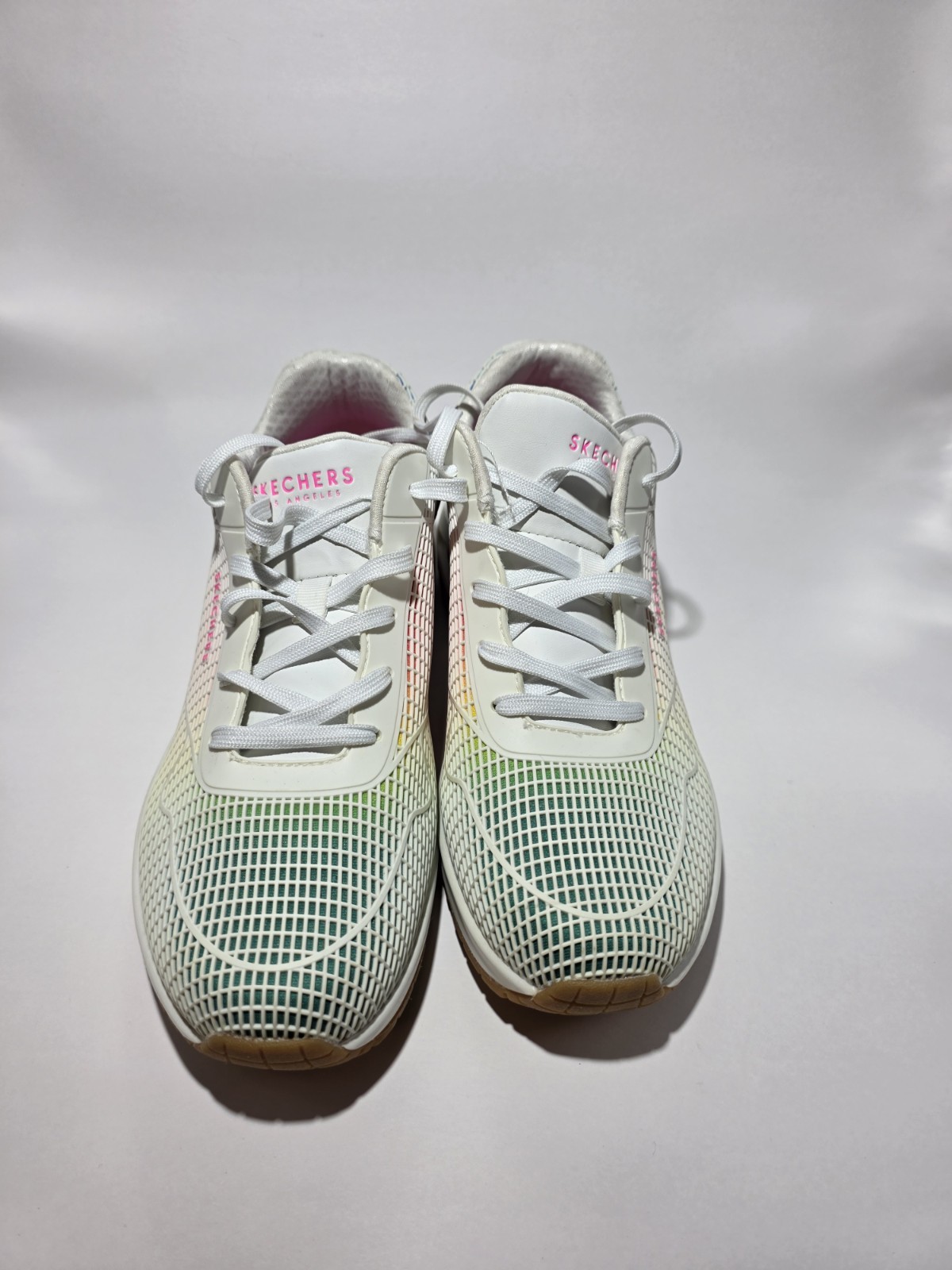 Skechers Women’s Multicolor Mesh Sneakers Air Cooled Memory Foam.
