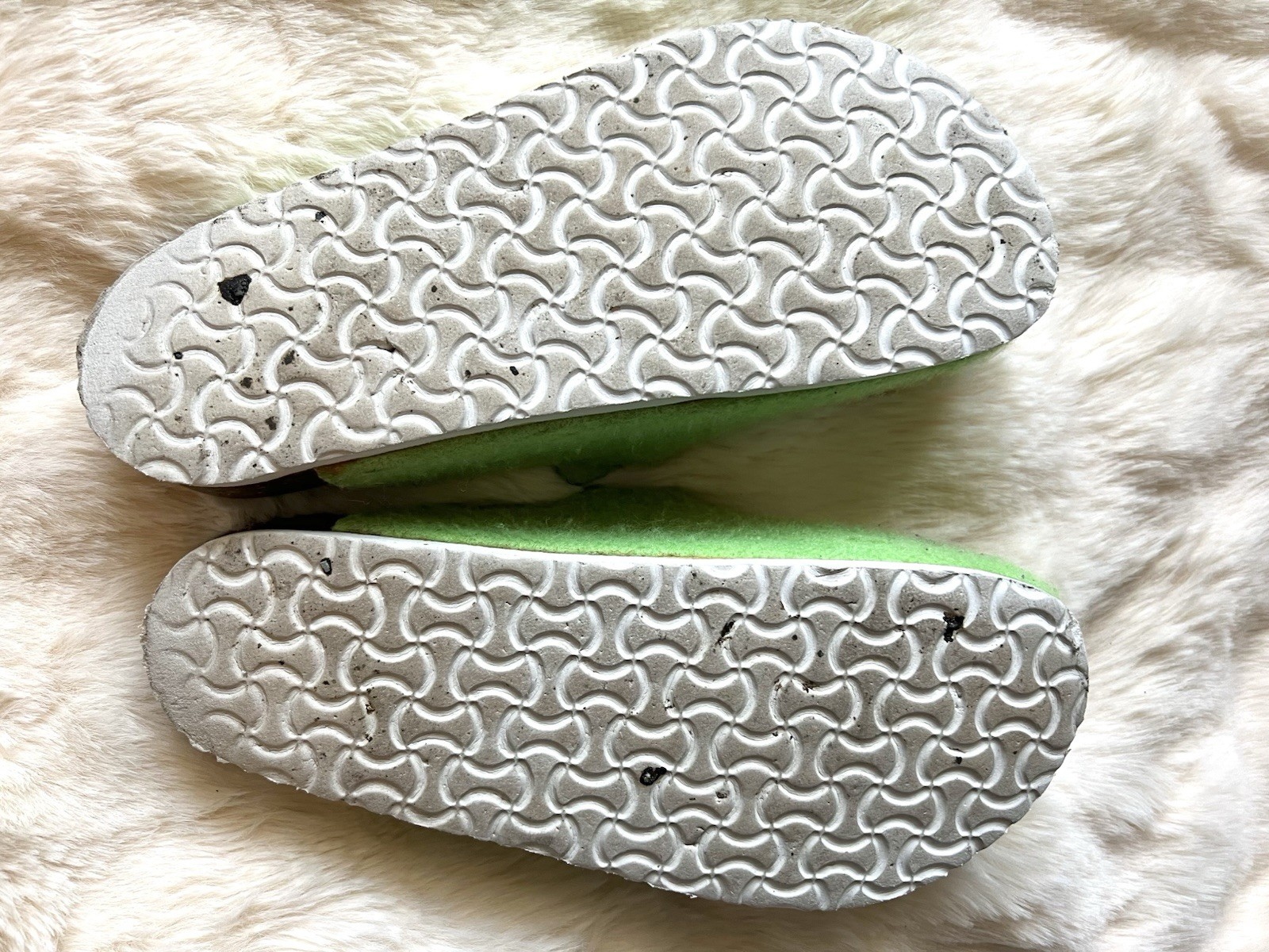 Birkenstock Amsterdam Clog Eu 39 Women Size 8 – 8.5 Wool Felt Green Slip On