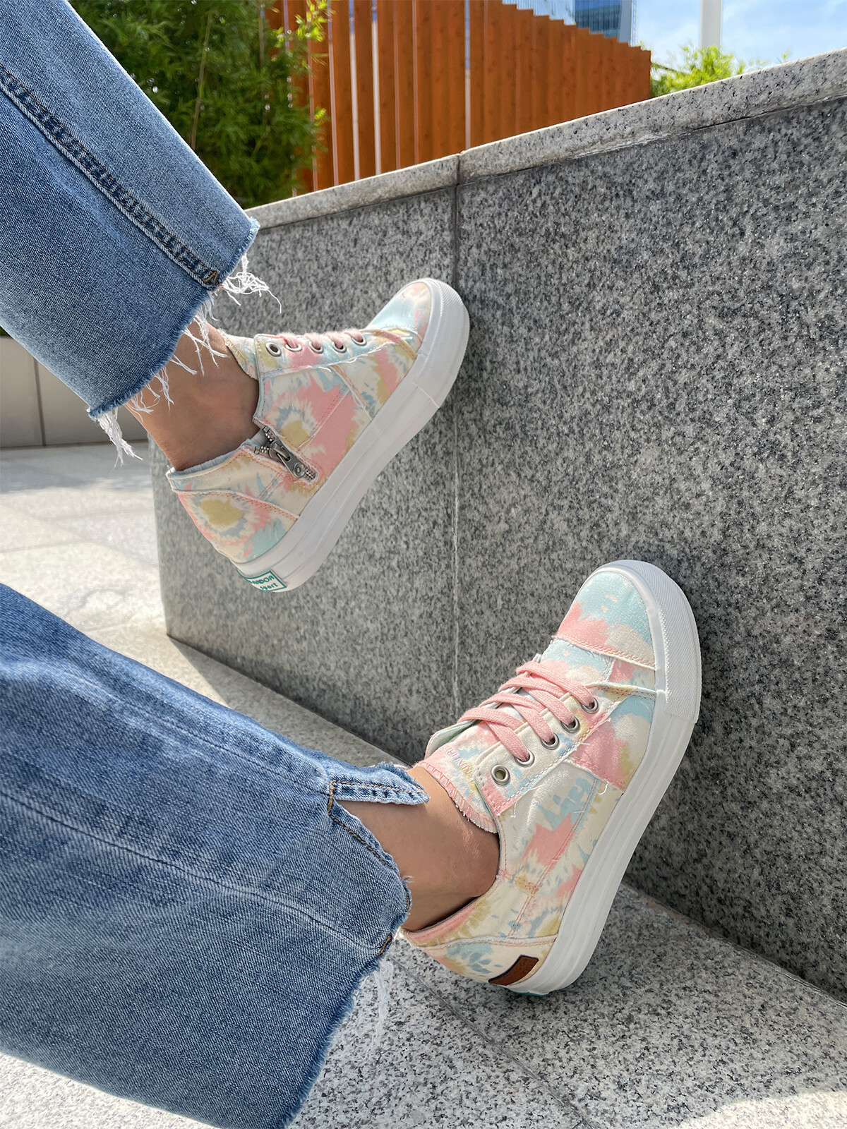 Womens Canvas Shoes Low Top Fashion Hidden Wedge Sneakers Slip on Walking Shoe