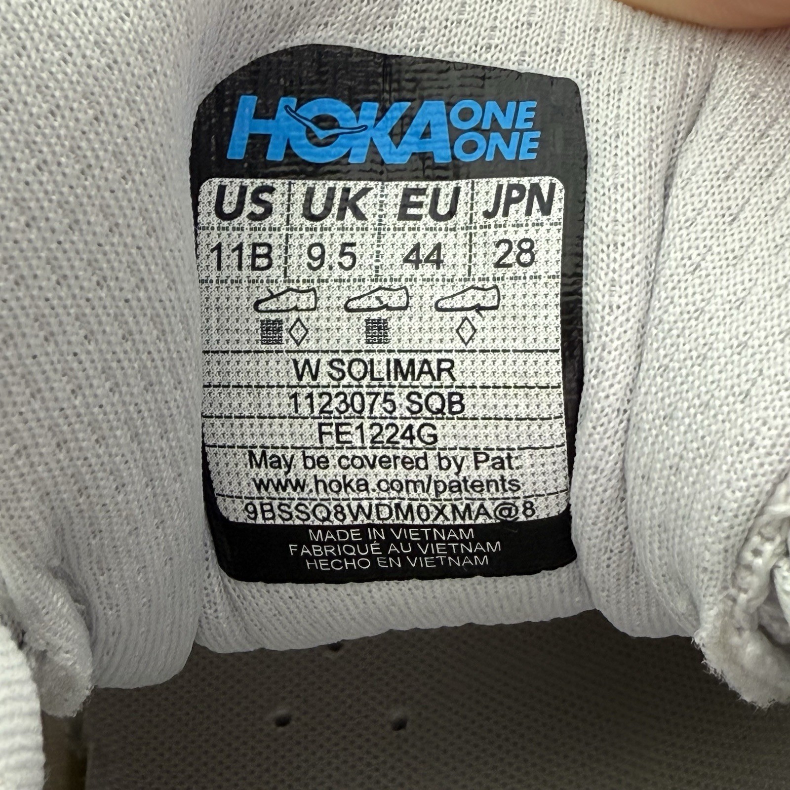 Hoka One One Women’s Solimar Size 11B Running Shoes Gray New 1123075 SQB