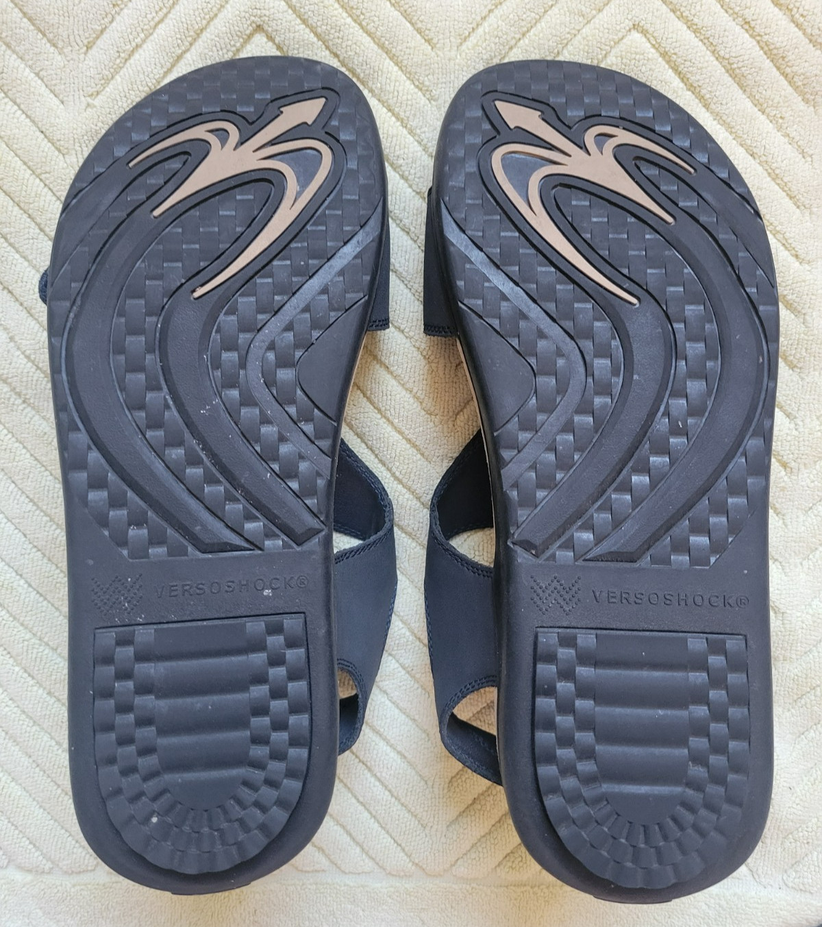 Gdefy Sandals Blue Dyvor VersoShock Orthotic Hook Loop T Strap Comfort SIZE 11 .
