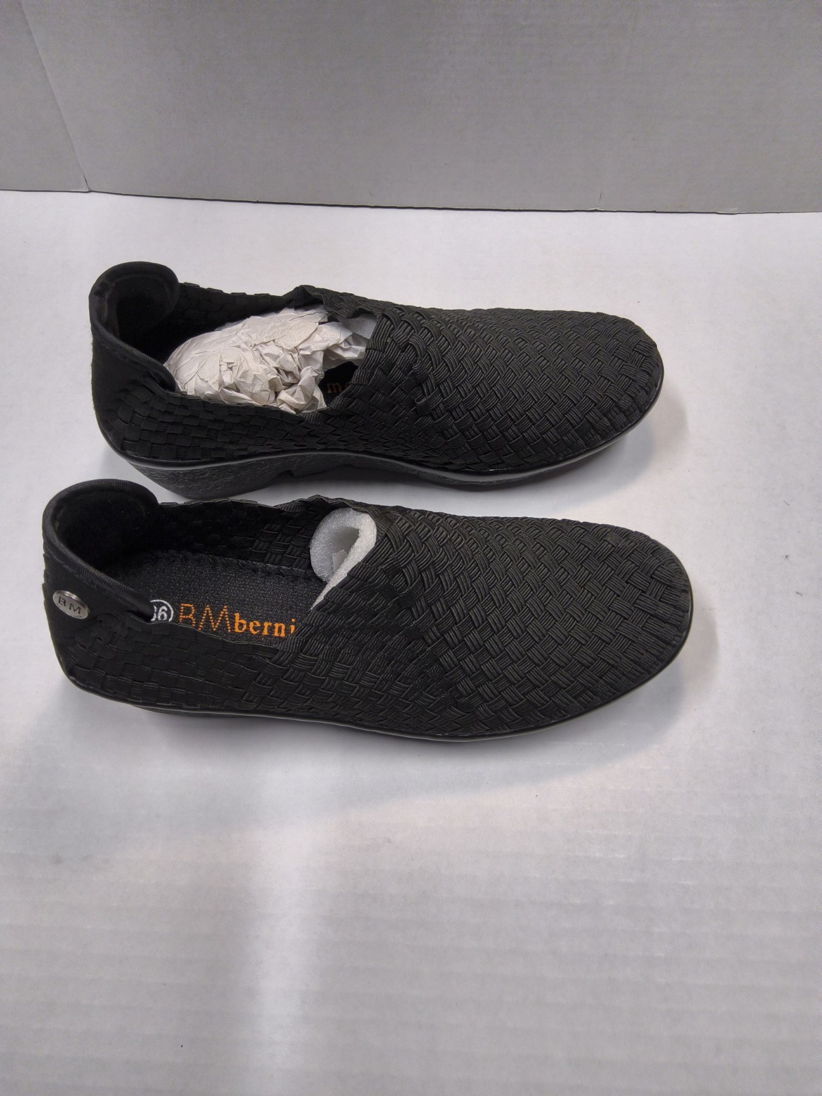 Bernie Mev Woven Shianne Black Shoes size 36