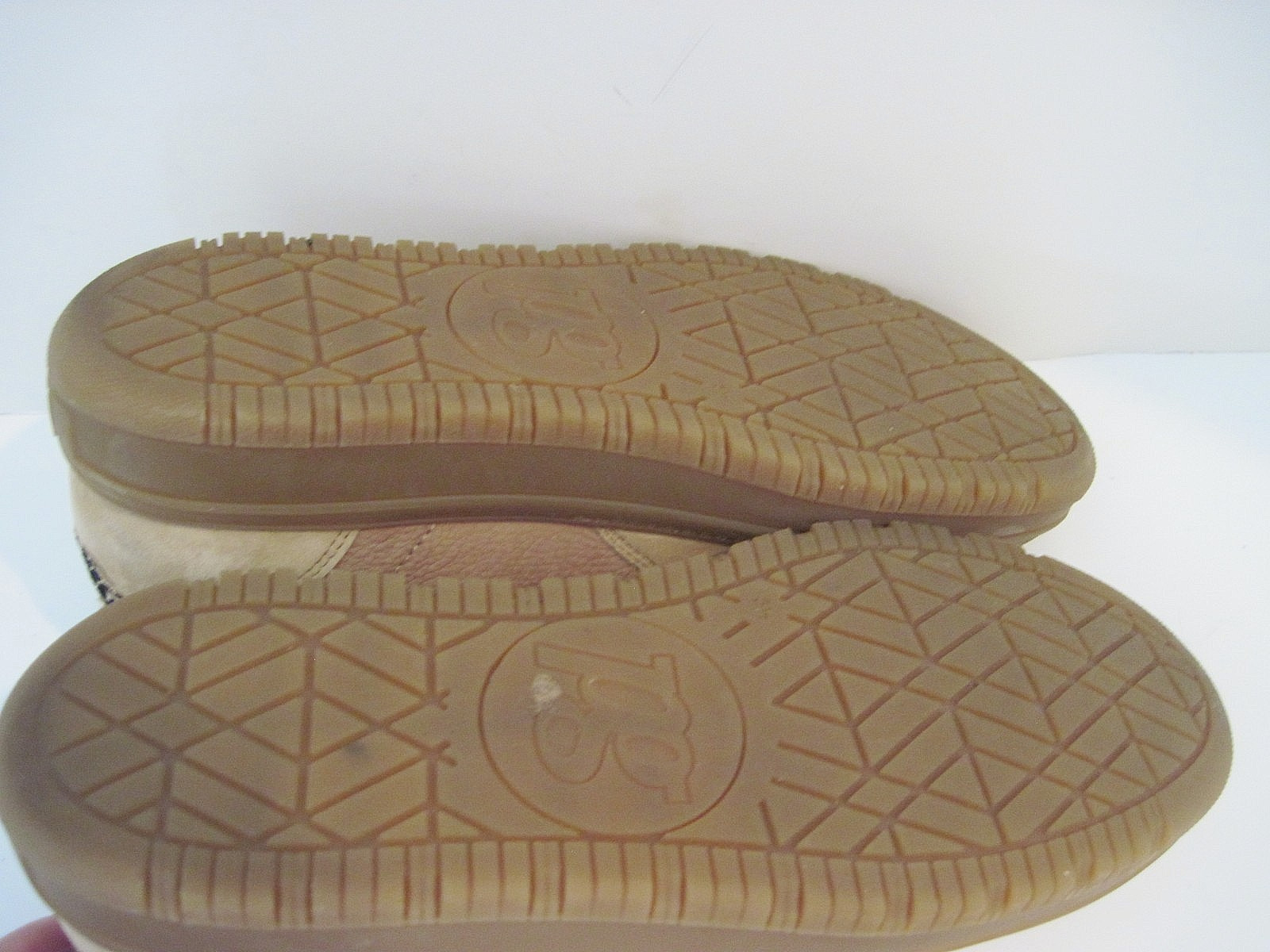Paul Green Super Soft Beige Brown Nubuck Sneakers Faux Fur Lace Up Size UK 5 1/2