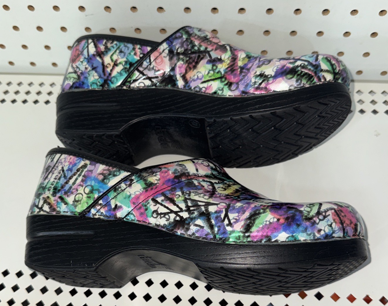 Dansko Professional Graffiti Womens Nursing Work Clogs Size EU 40 US 9.5 10