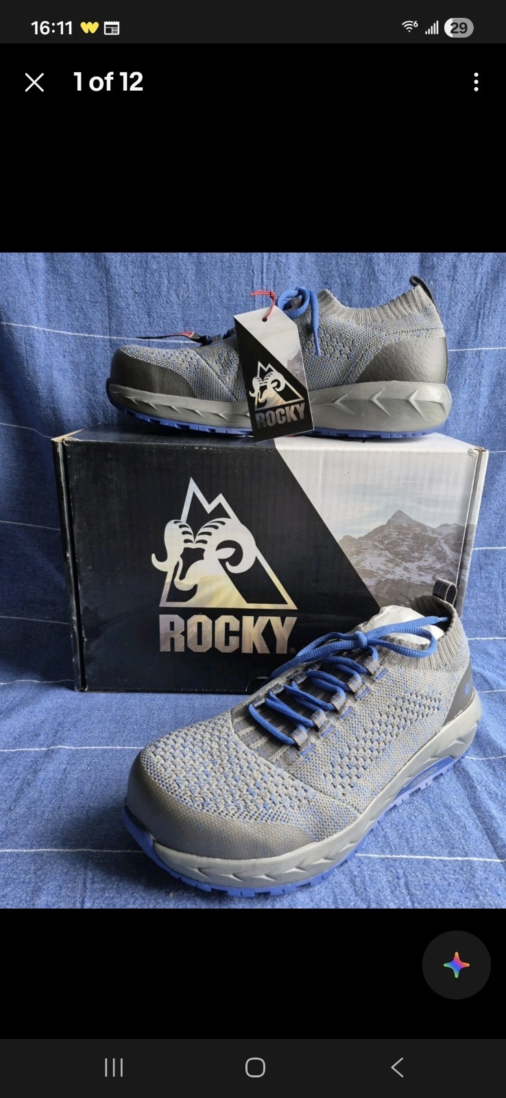 ROCKY COMP TOE NO SLIP WORK SHOES VOL DISC 2/$40 3/$52.5 4/$60 9/9.5/10 BNIB!