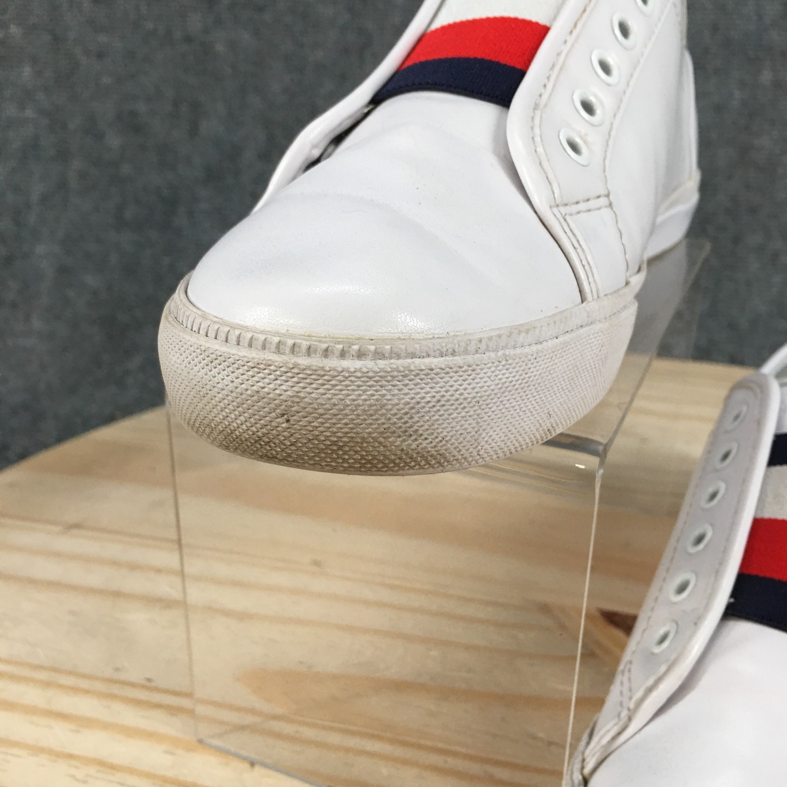 Tommy Hilfiger Shoes Womens 8 M Anni Casual Slip On Laceless Sneakers White