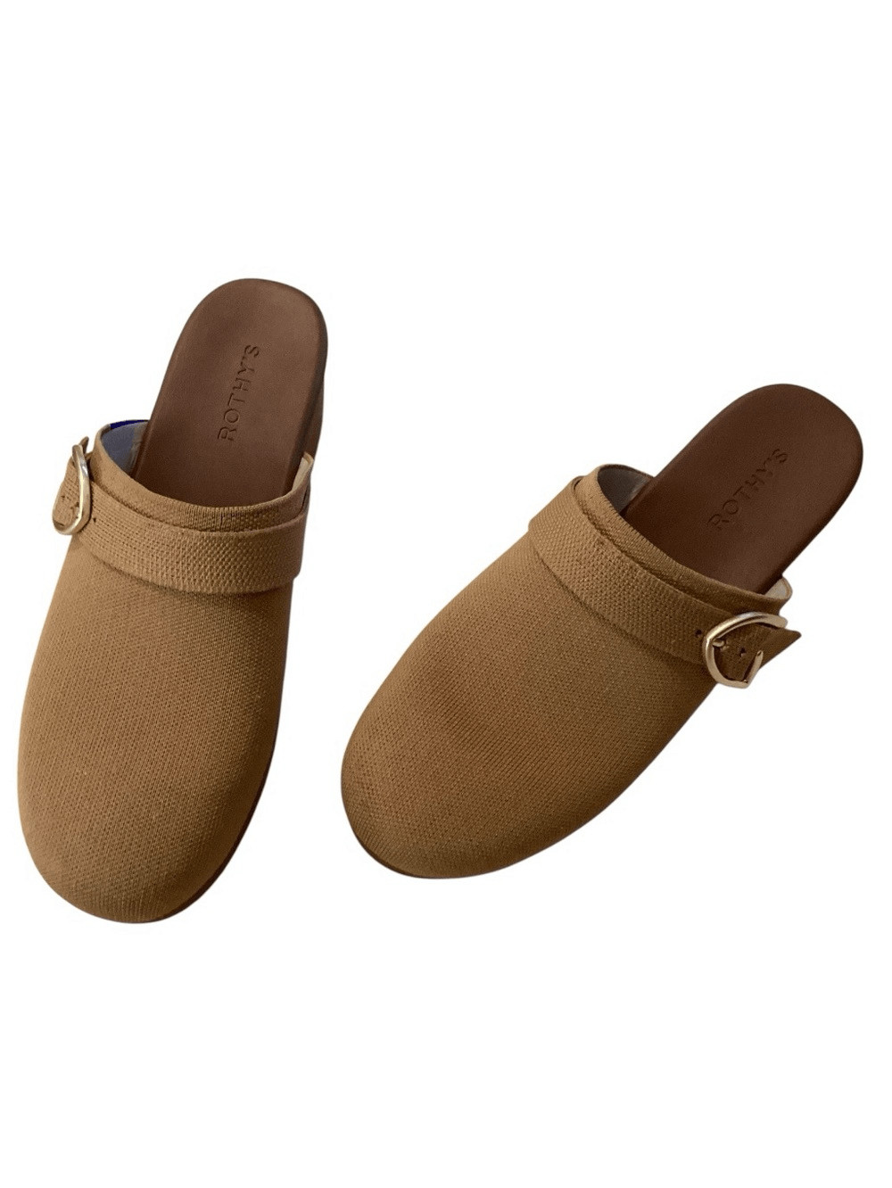ROTHY’S The Buckle Clog Brown Butternut, Size 12.5, NWT No box