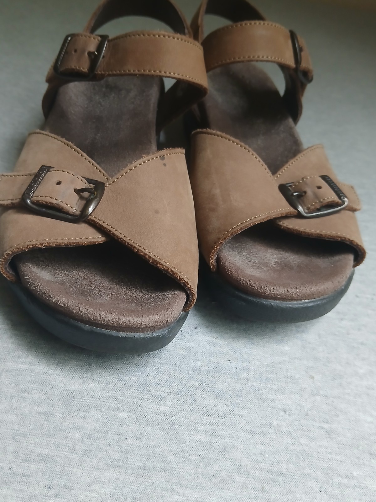 Mephisto Sandals Womens 37 / Us 6.5 Cushioned Comfort Shoe Travel Walking