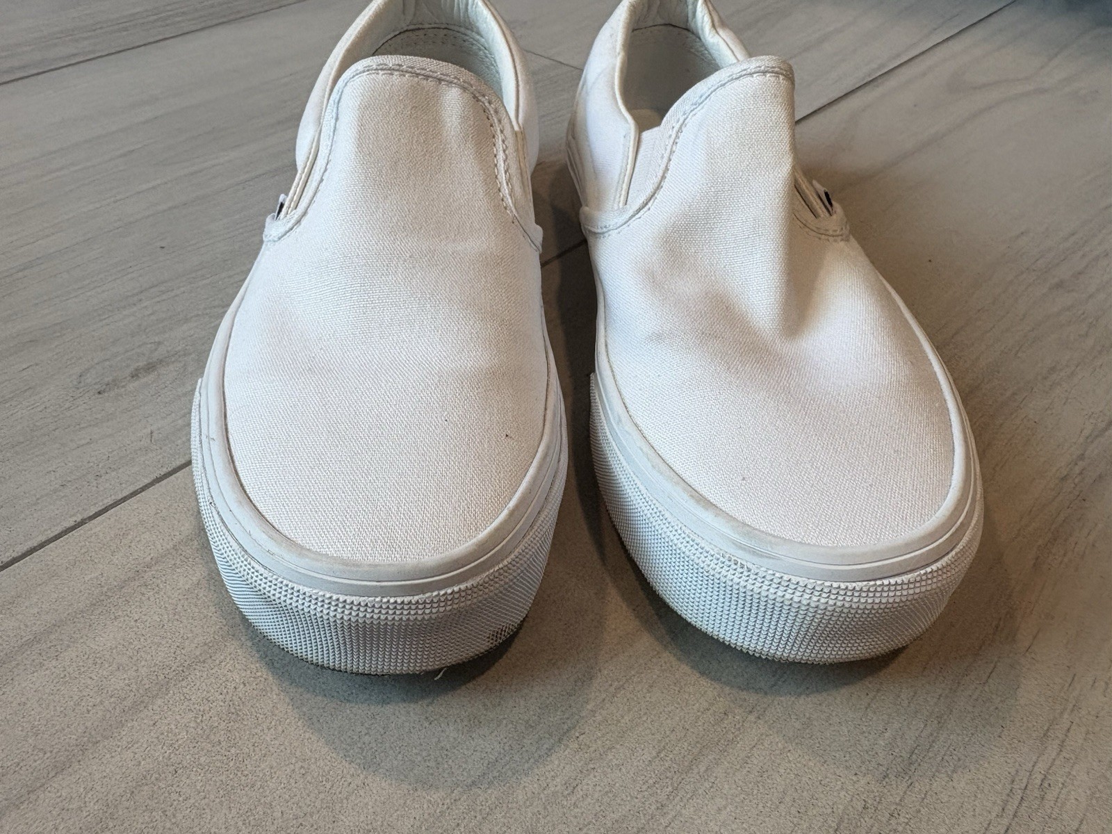Vans Off The Wall Classic Slip On Sneakers White Low Top Unisex M/5 W/6.5