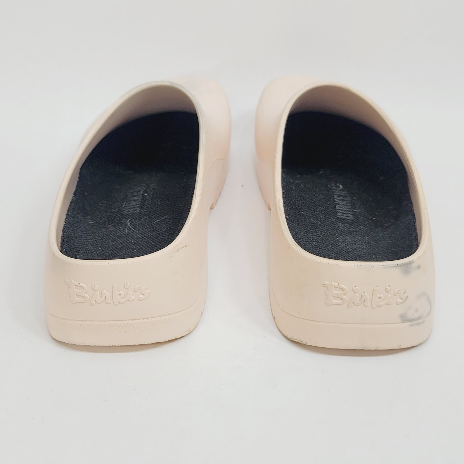 Birkenstock Super Birki’s Polyurethane Pink Womens Sz 7 Germany Slip On – Stains