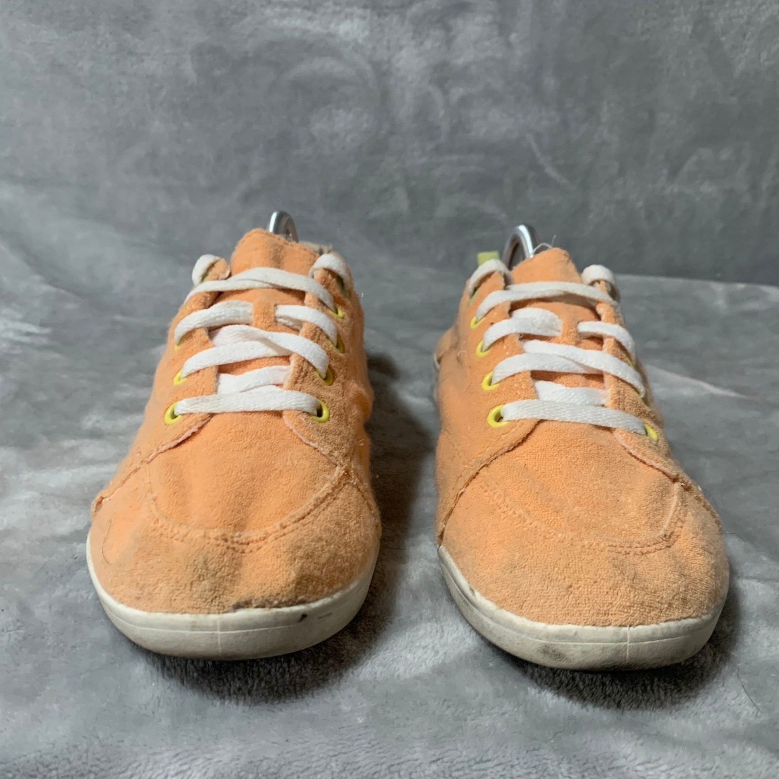 Vionic Beach Pismo Apricot Orange Terry Cloth Casual Sneakers Womens 11