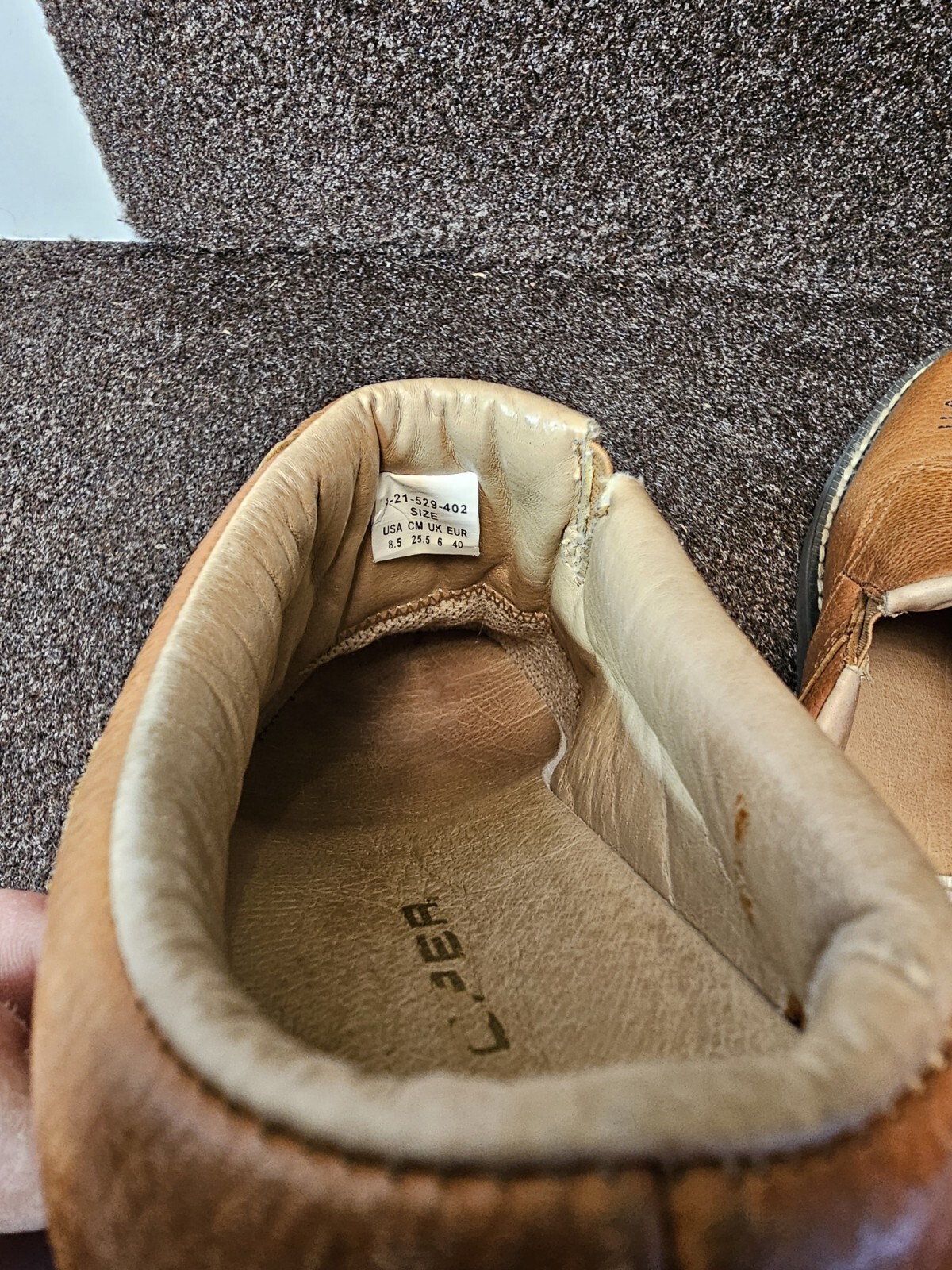 Nice Western Cowgirl Roper Size Women’s 8.5 Leather Slip On Clogs Mules Brown