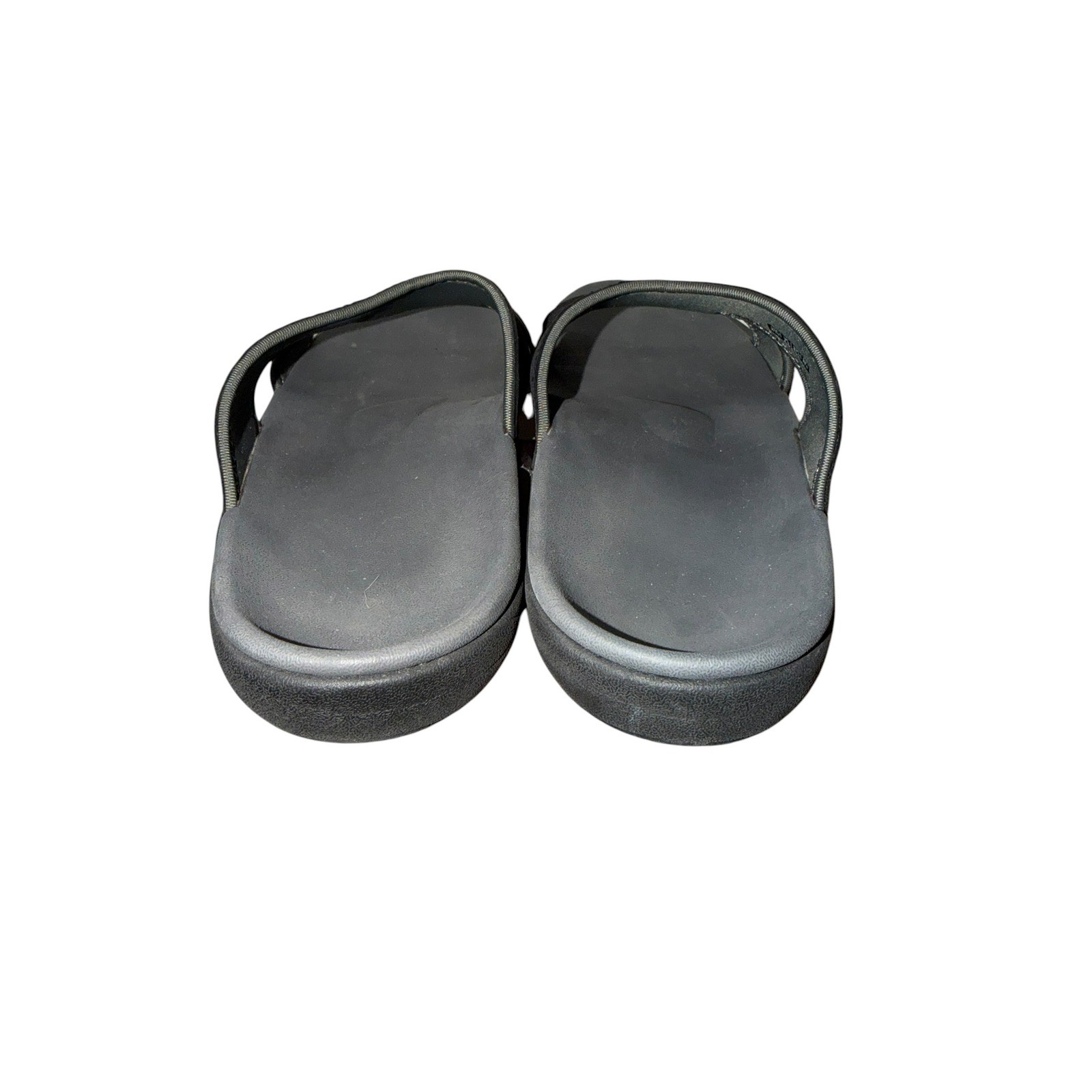 Spenco Orthotic Recovery Slide Sandals Black Women’s 10 Comfort Arch Support