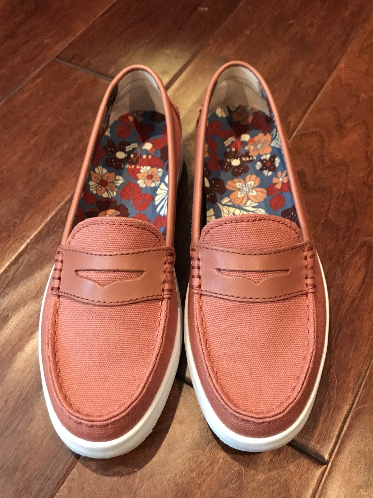 Cole Haan Nantucket W11064 Cedarwood Pink Women’s 5B Casual Driving Loafer Shoes