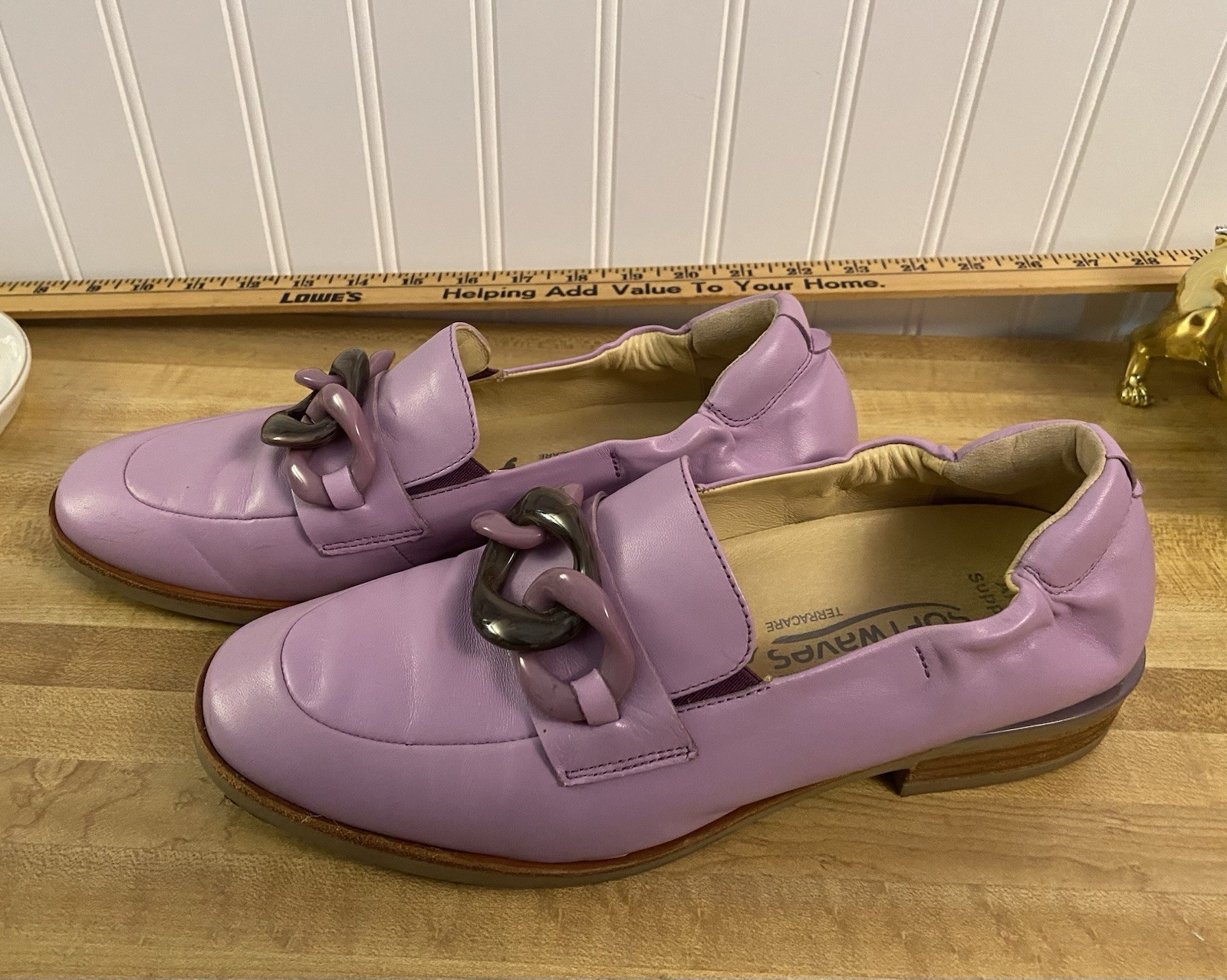 Preowned Ladies Softwaves Terracare Lavender Color Shoes Women’s Size 40