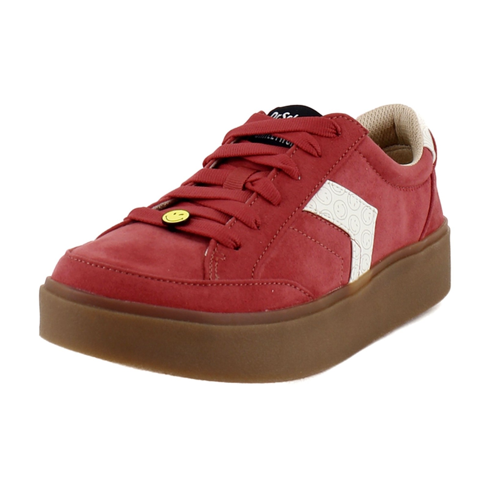 Dr. Scholl’s Madison Lace Womens Flats Red Smiley