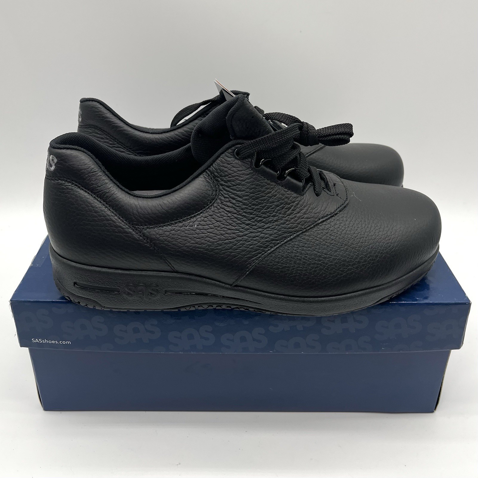 SAS Shoes Women’s Sz 9.5 WWW Resistant Black Liberty USA Made NEW In Box