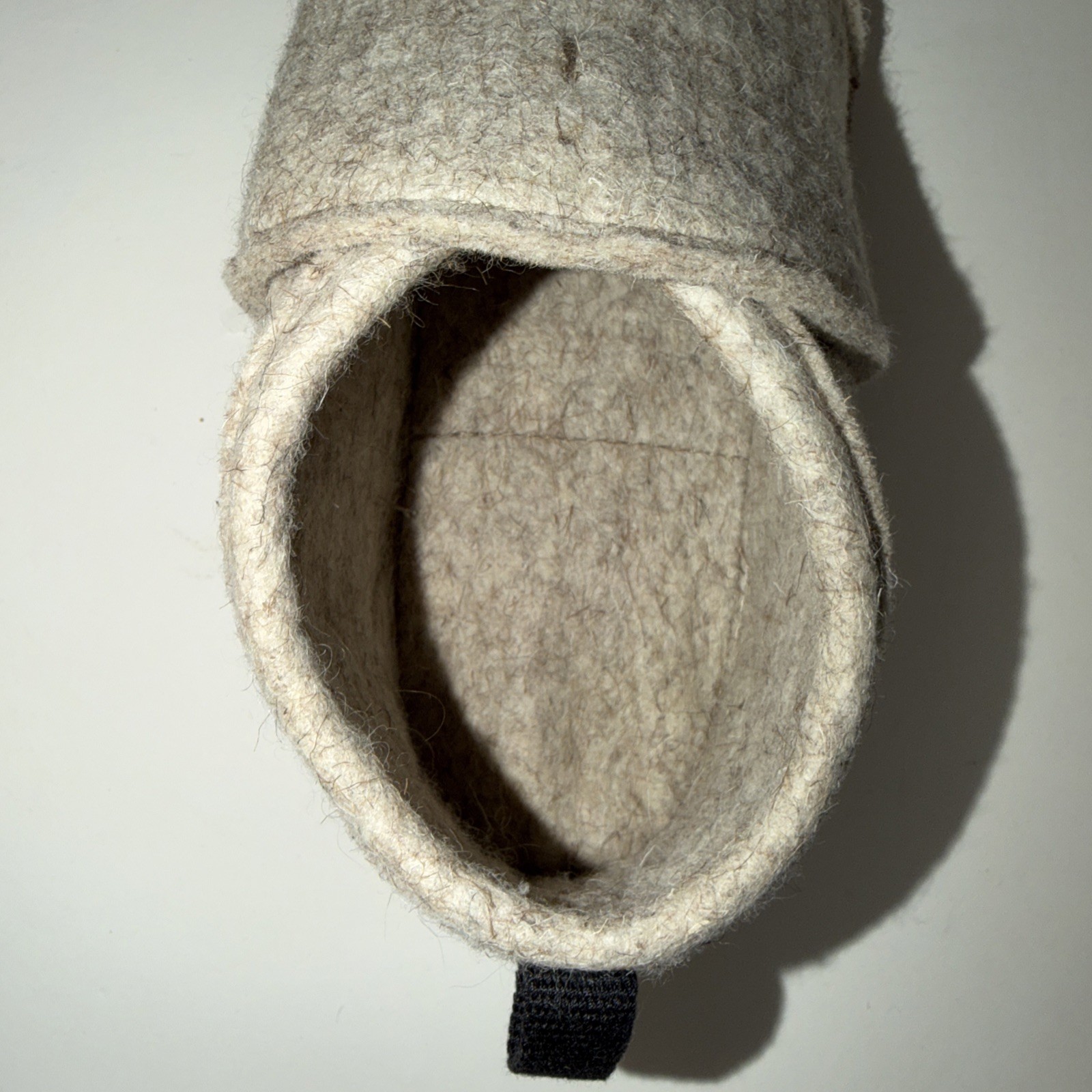 Kyrgies Tengries Slippers Eu 45 W 12.5 M 11-11.5 Felted Wool Gray House Shoes