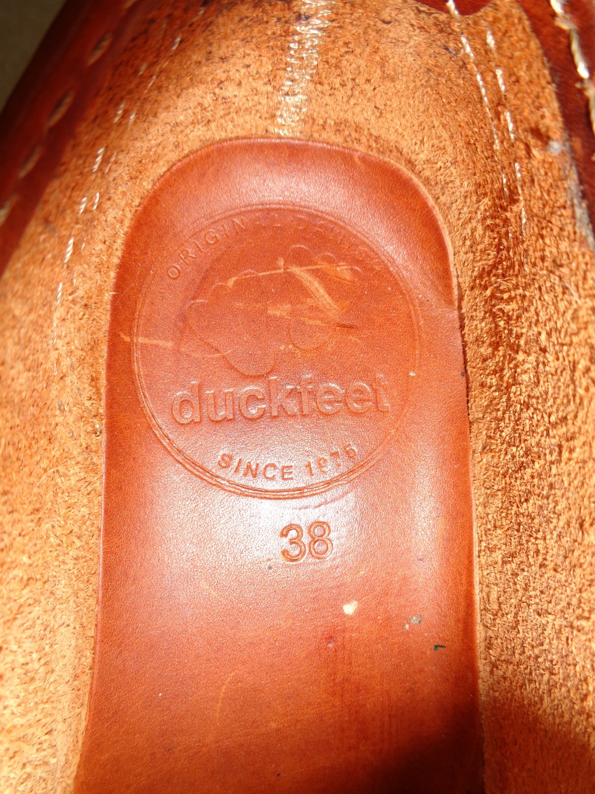 Duckfeet The Original Danish Leather “Fyn” Brown EU 38/US Size 8 Women’s/6 Men’s