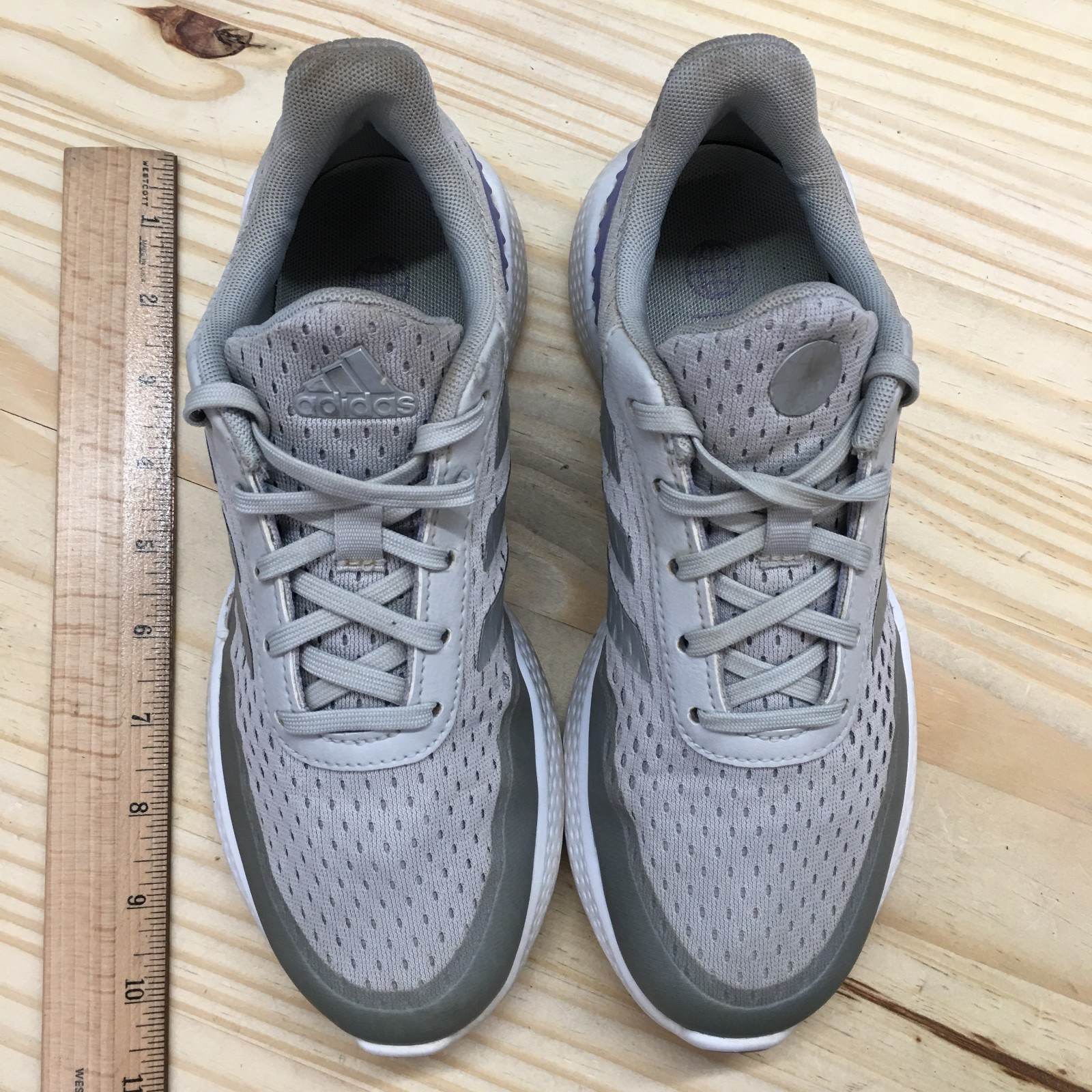 Adidas Sneaker Womens 6 Gray Summervent Athletic Golf Spikeless Laced Up Casual